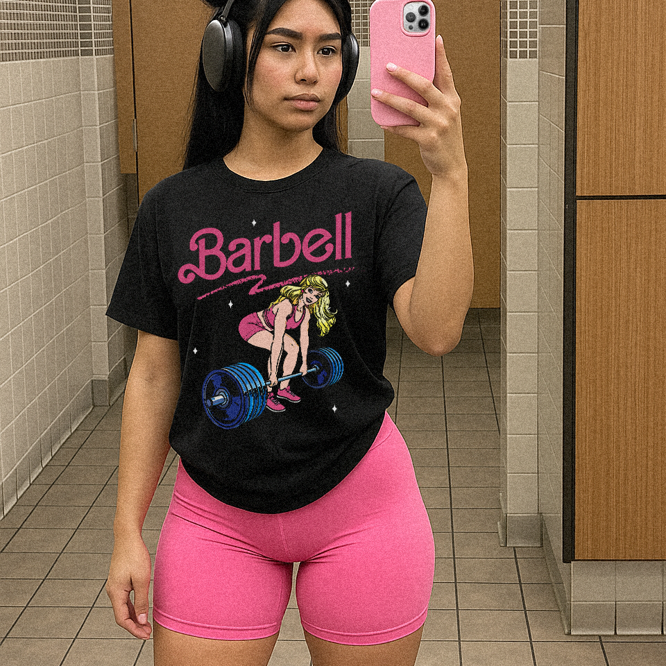 Barbell Barbs Gym T-shirt