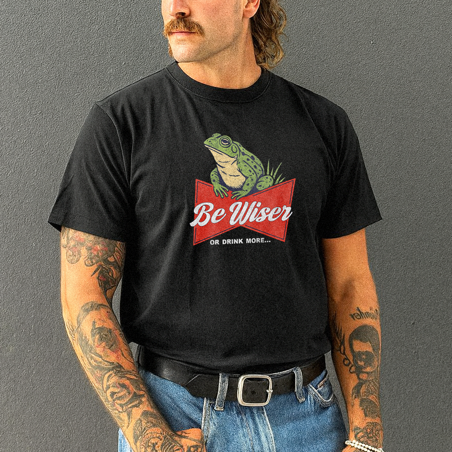 Be Wiser Parody T-shirt