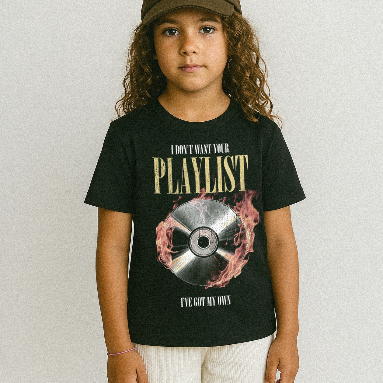 I Don't Want Your Playlist Kids T-shirt