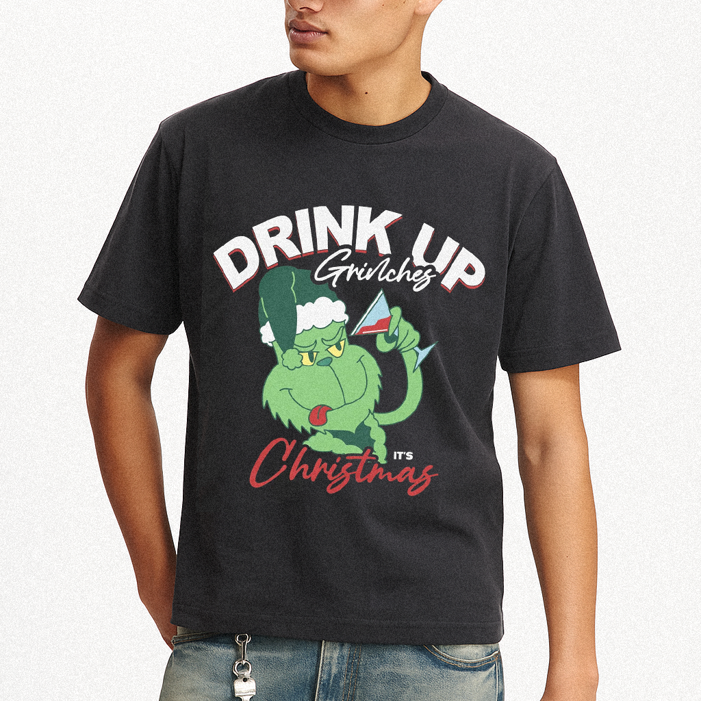 Drink Up Grinch's Christmas T-shirt