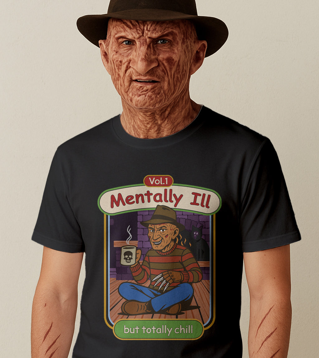 Mentally Ill Totally Chill Halloween T-shirt