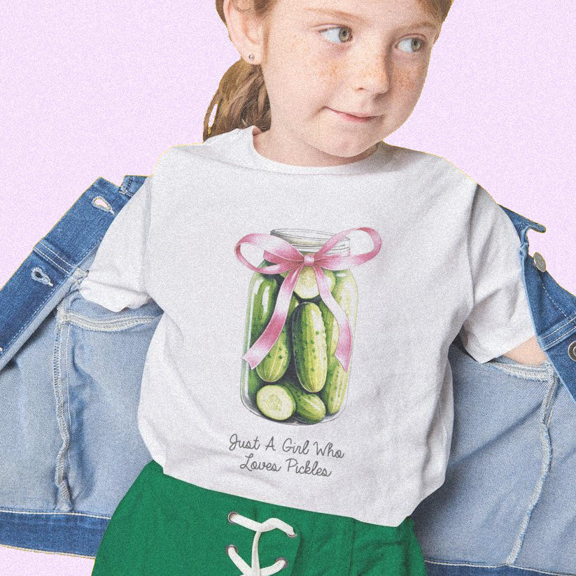 Just A Girl Who Loves Pickles Kids T-shirt