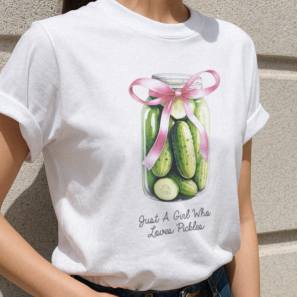 Girl Who Loves Pickles T-shirt