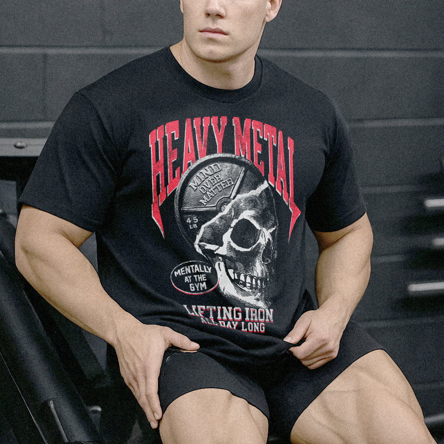 Mind Over Matter Heavy Metal Gym T-shirt