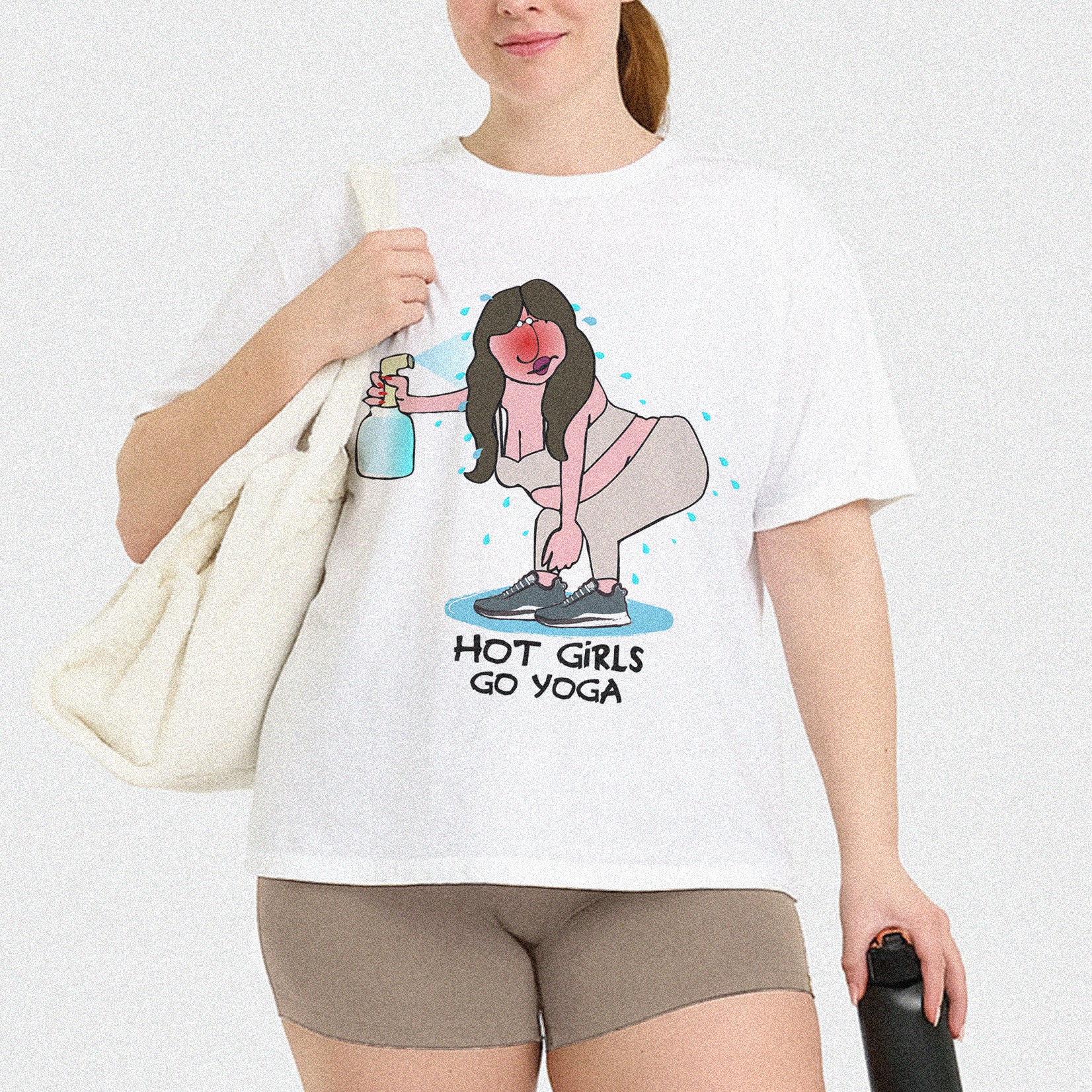 Hot Girls Go Yoga T-shirt