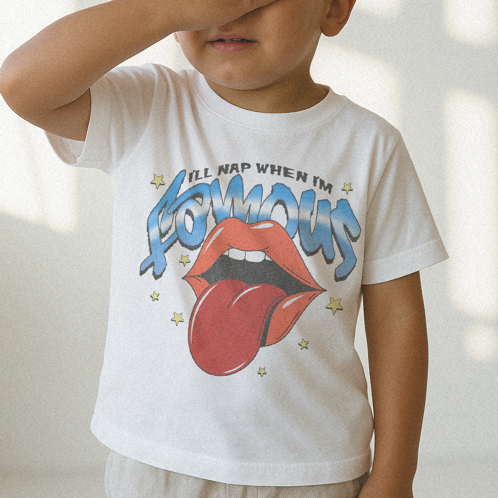 I'll Nap When I'm Famous Kids T-shirt