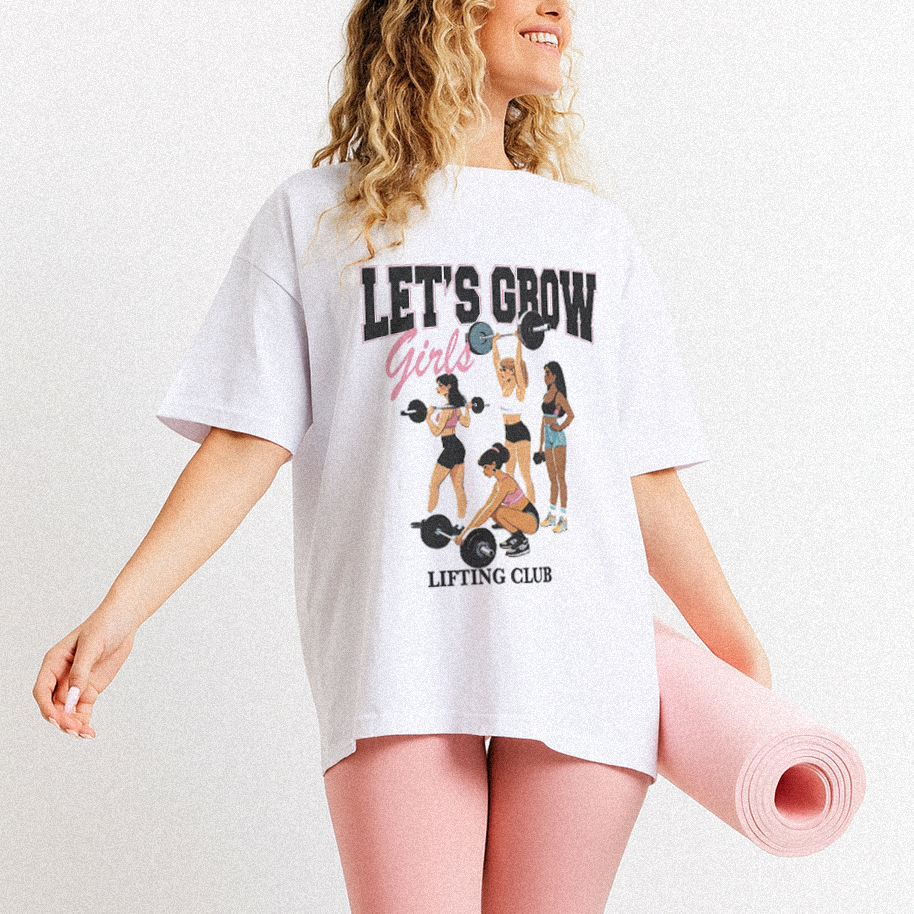 Let's Grow Girls Gym T-shirt