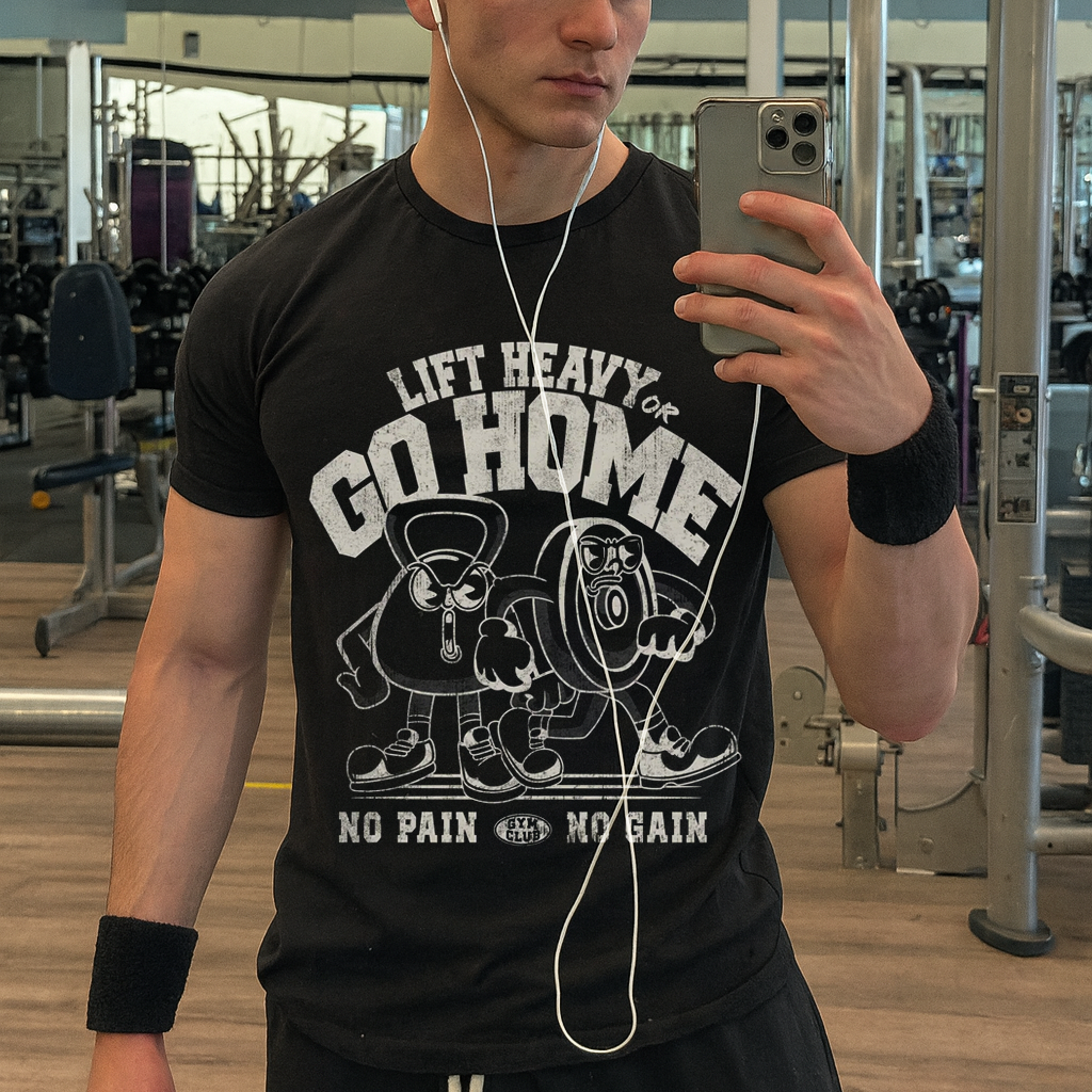 Lift Heavy Or Go Home Gym T-shirt