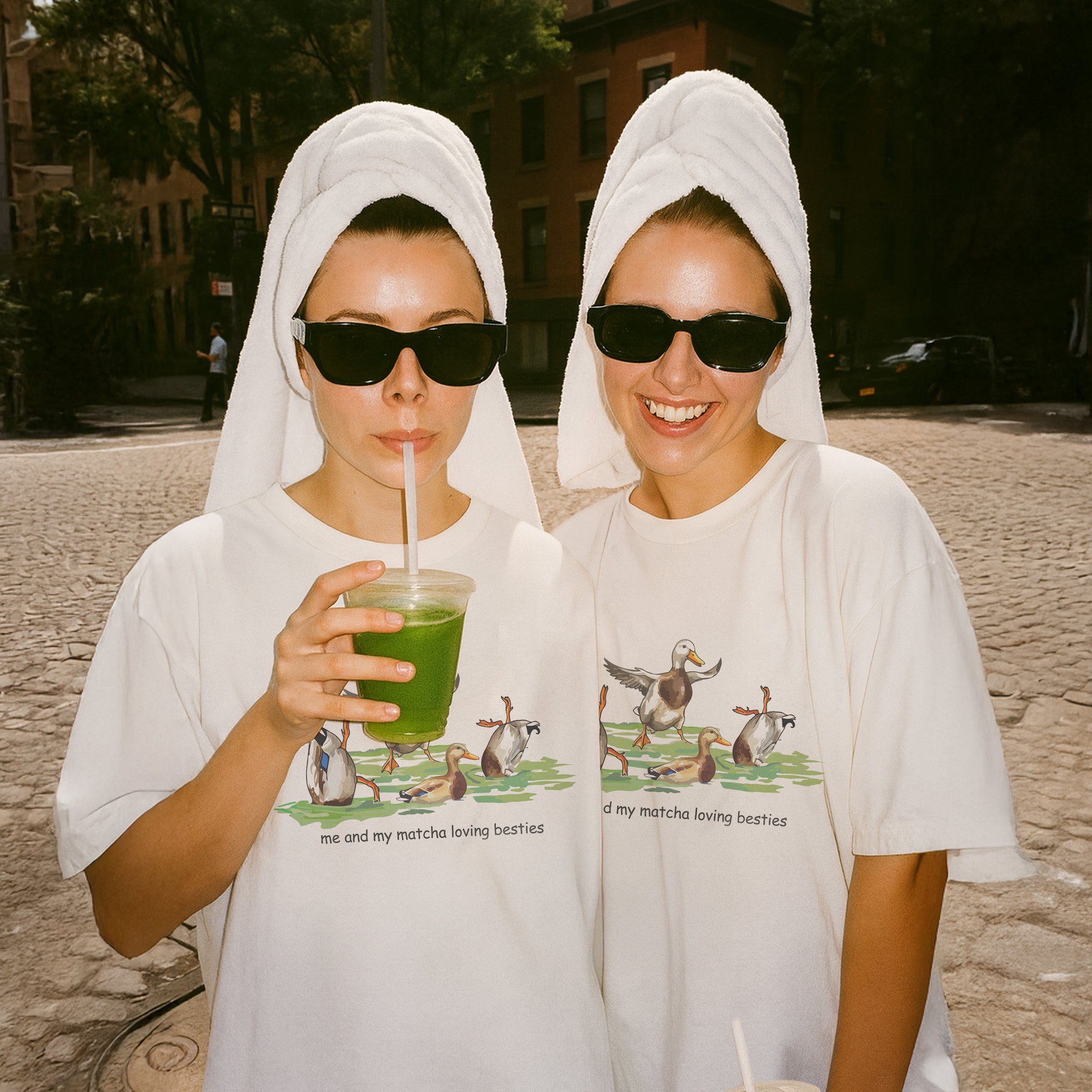 Matcha Loving Besties T-shirt