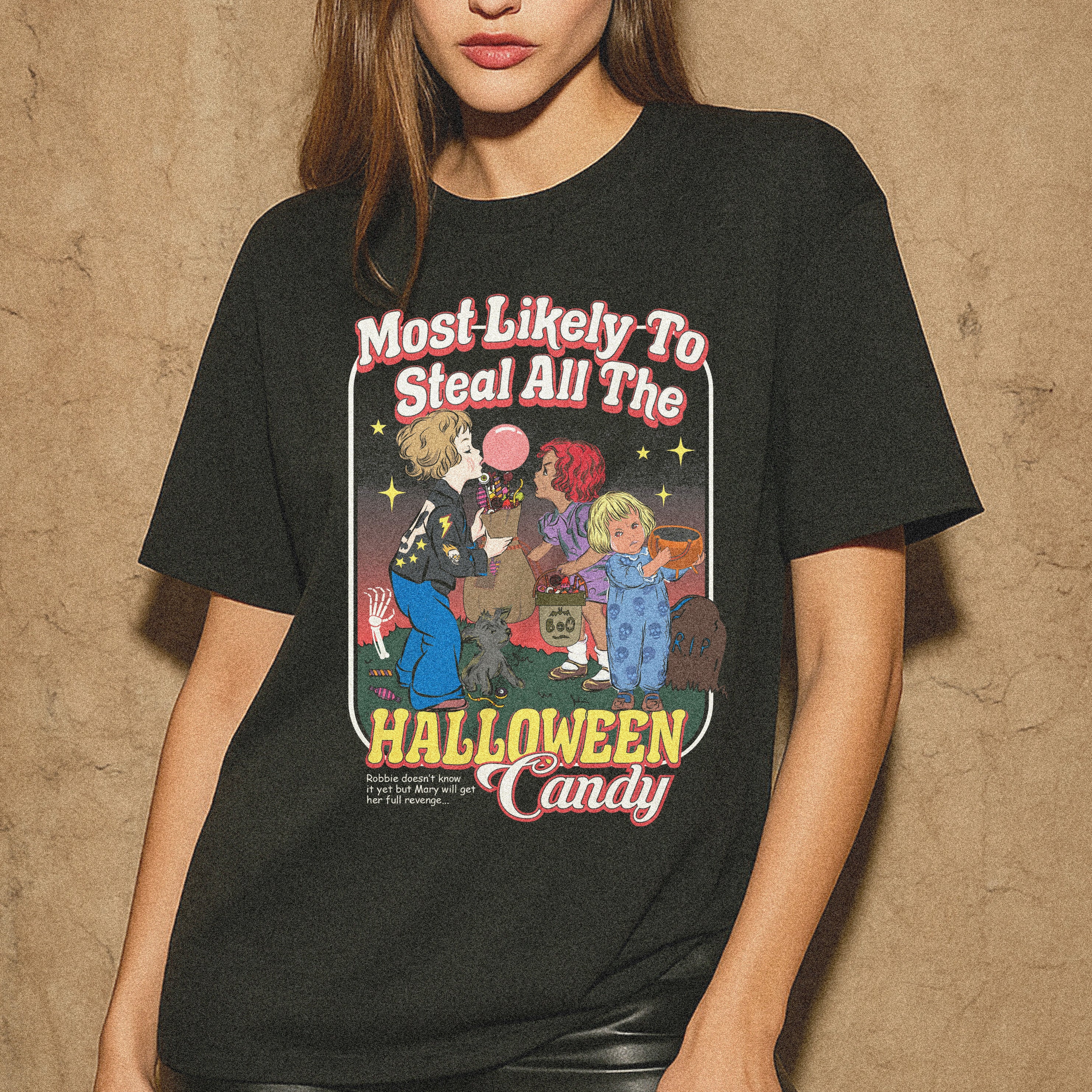 Steal All The Candy Halloween T-shirt