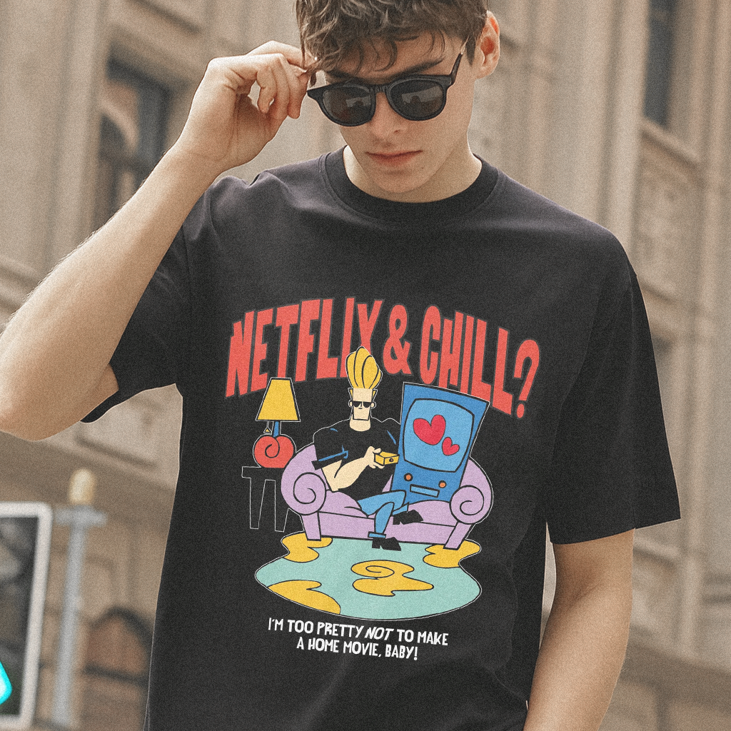 Netflix & Chill Parody T-shirt