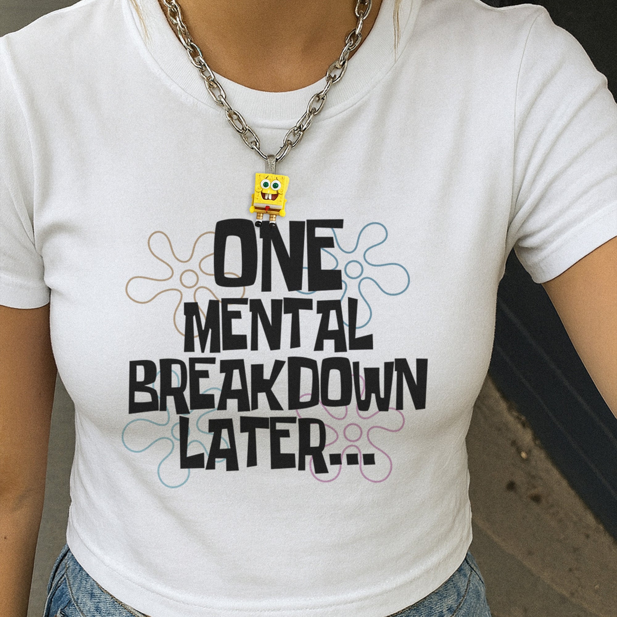 One Mental Breakdown Later Cropped Baby T-shirt