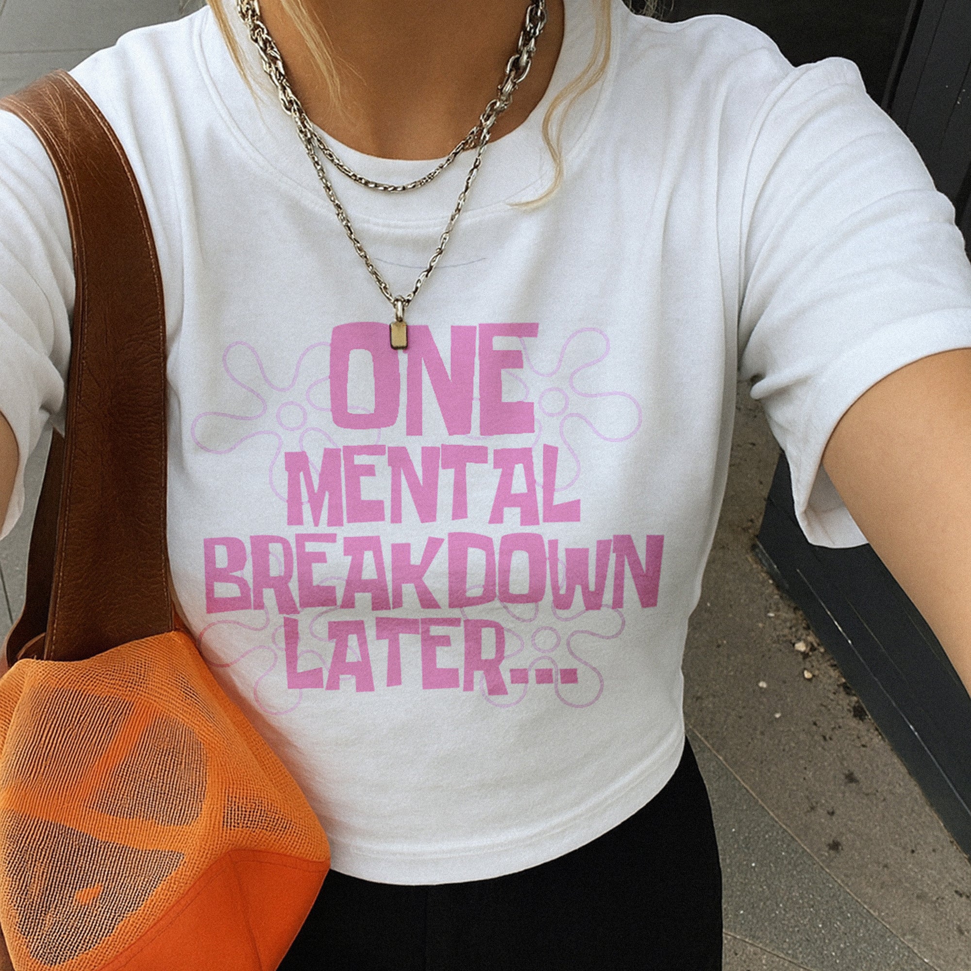 One Mental Breakdown Later Cropped Baby T-shirt