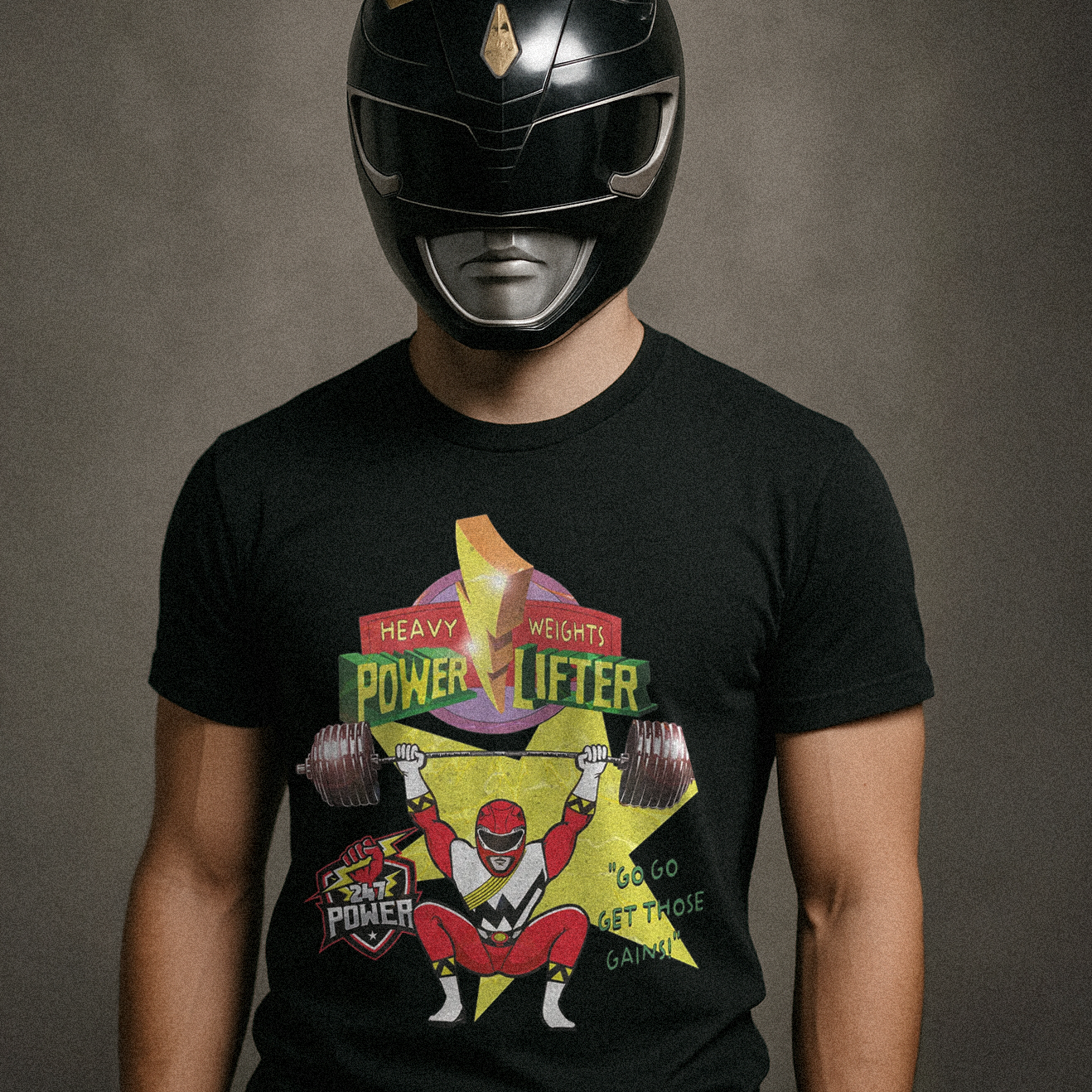 Power Lifter Ranger Gym T-shirt