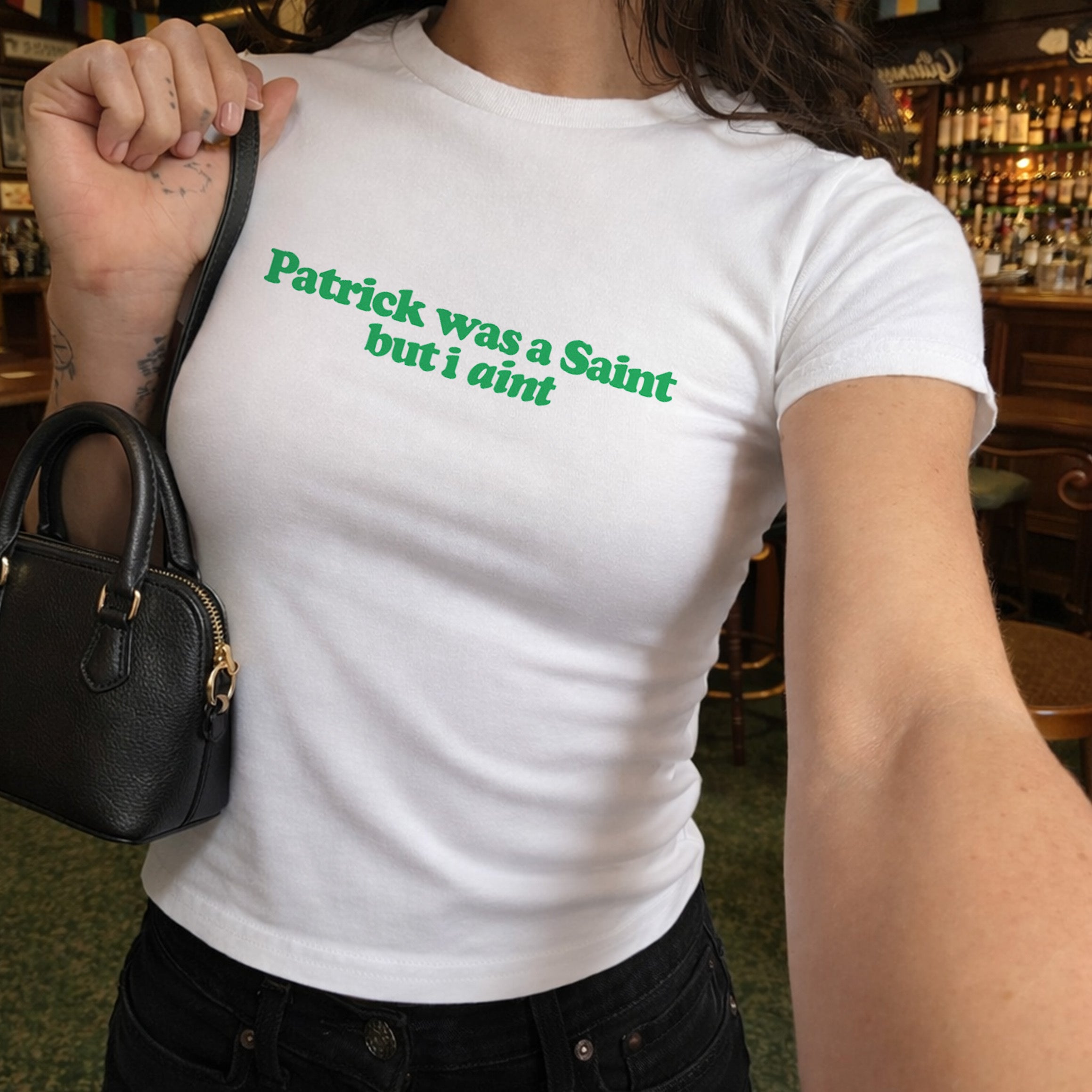 Patrick Was A Saint But I Aint Cropped Baby T-shirt