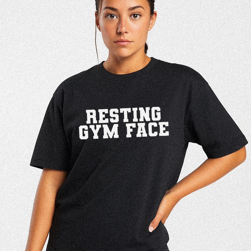 Resting Gym Face Gym T-shirt