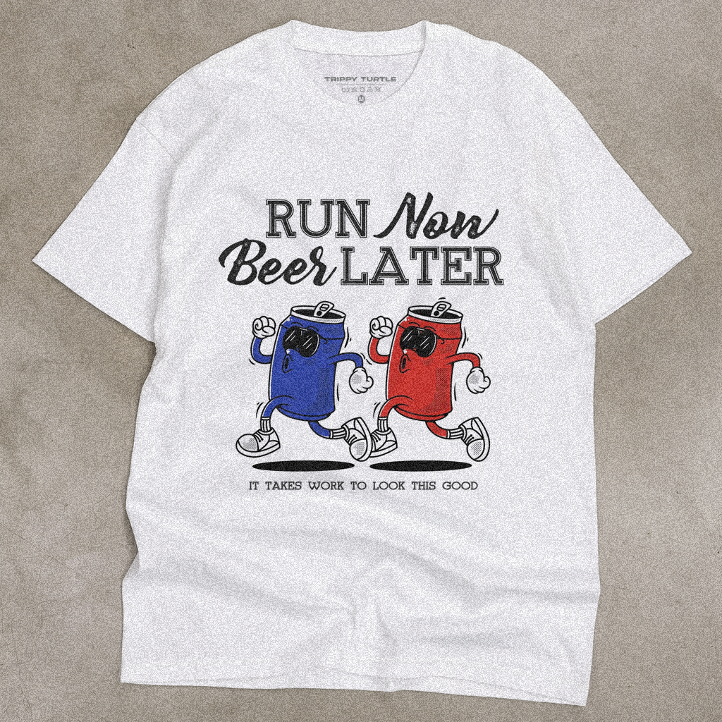 Run Now Beer Later Gym T-shirt