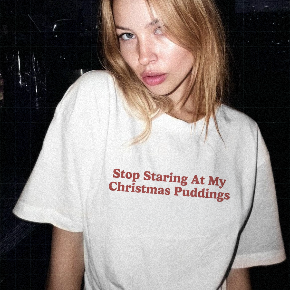 Stop Staring At My Xmas Puddings T-shirt