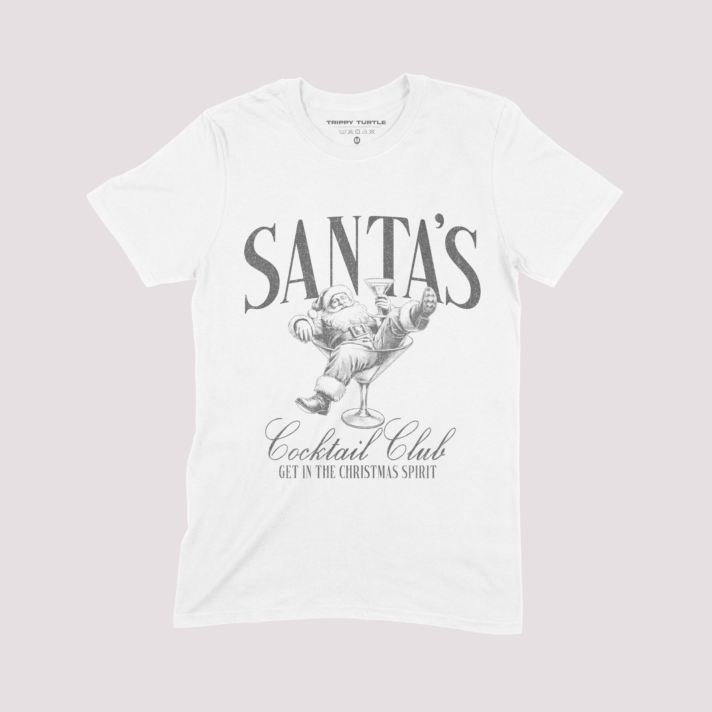 Santa's Cocktail Club T-shirt