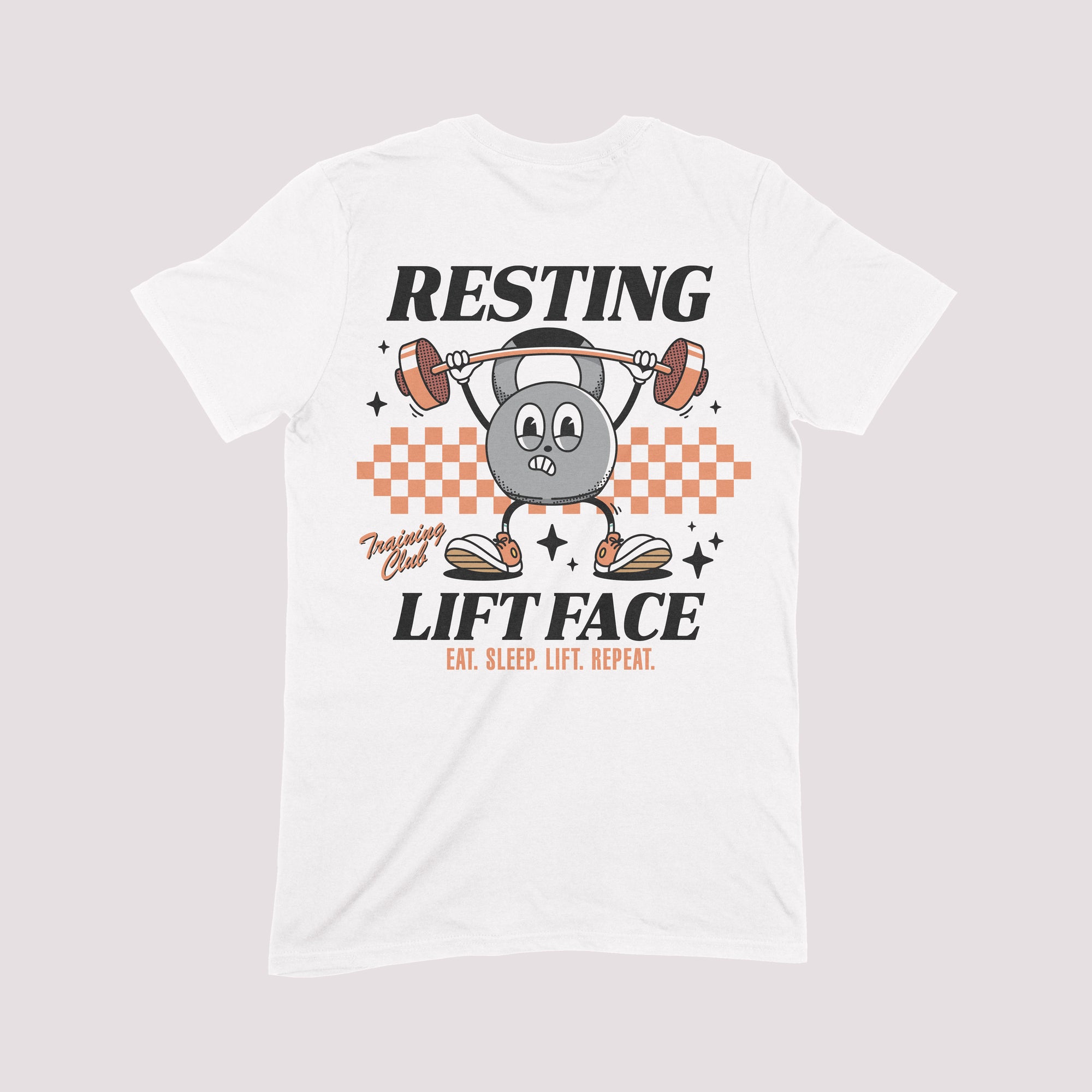 Resting Lift Face Gym T-shirt