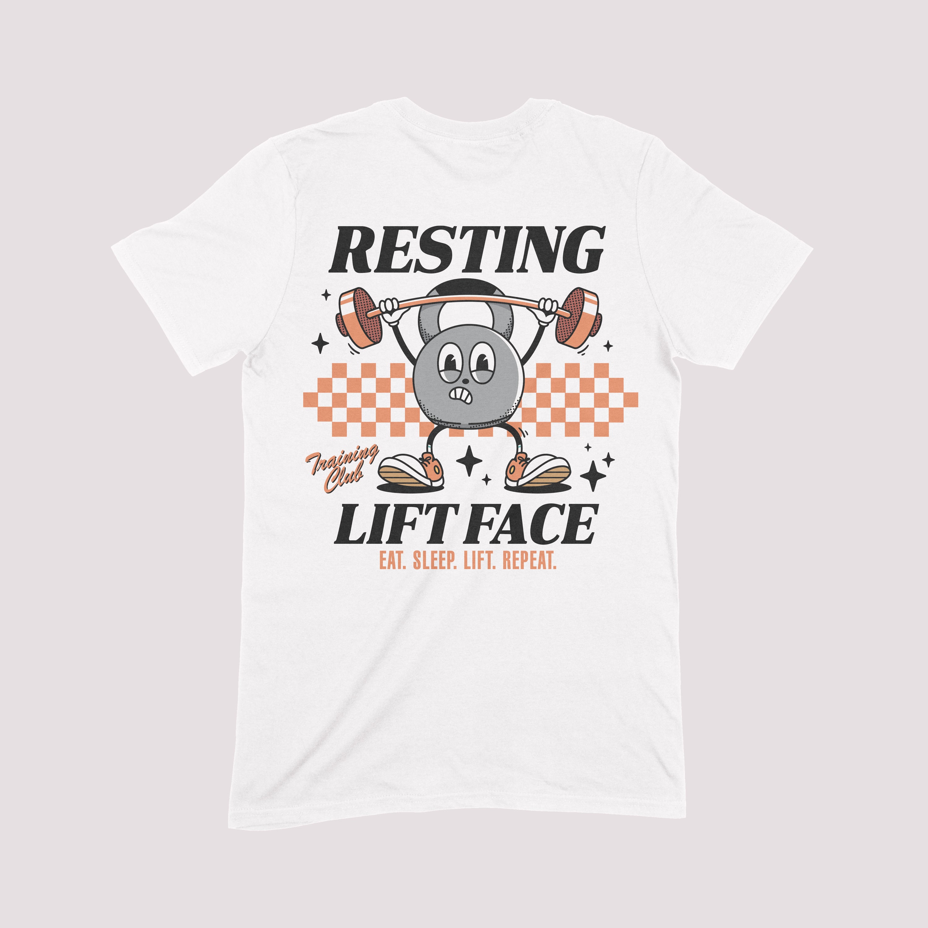 Resting Lift Face Gym T-shirt