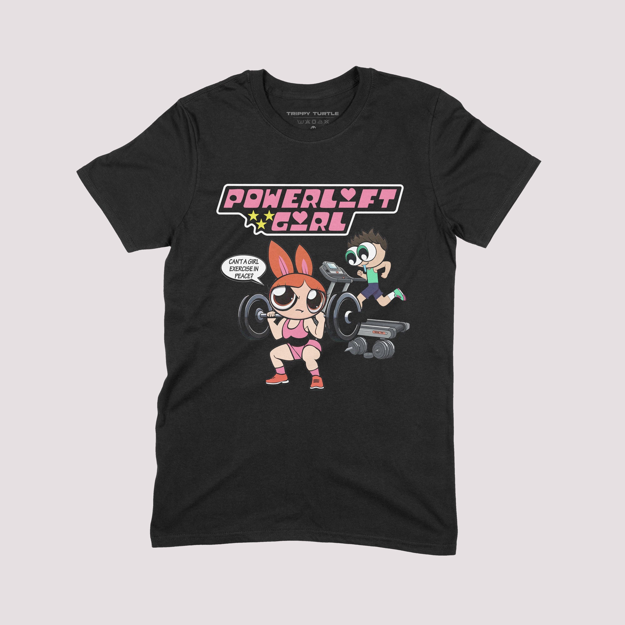 Power Lift Girl Parody T-shirt