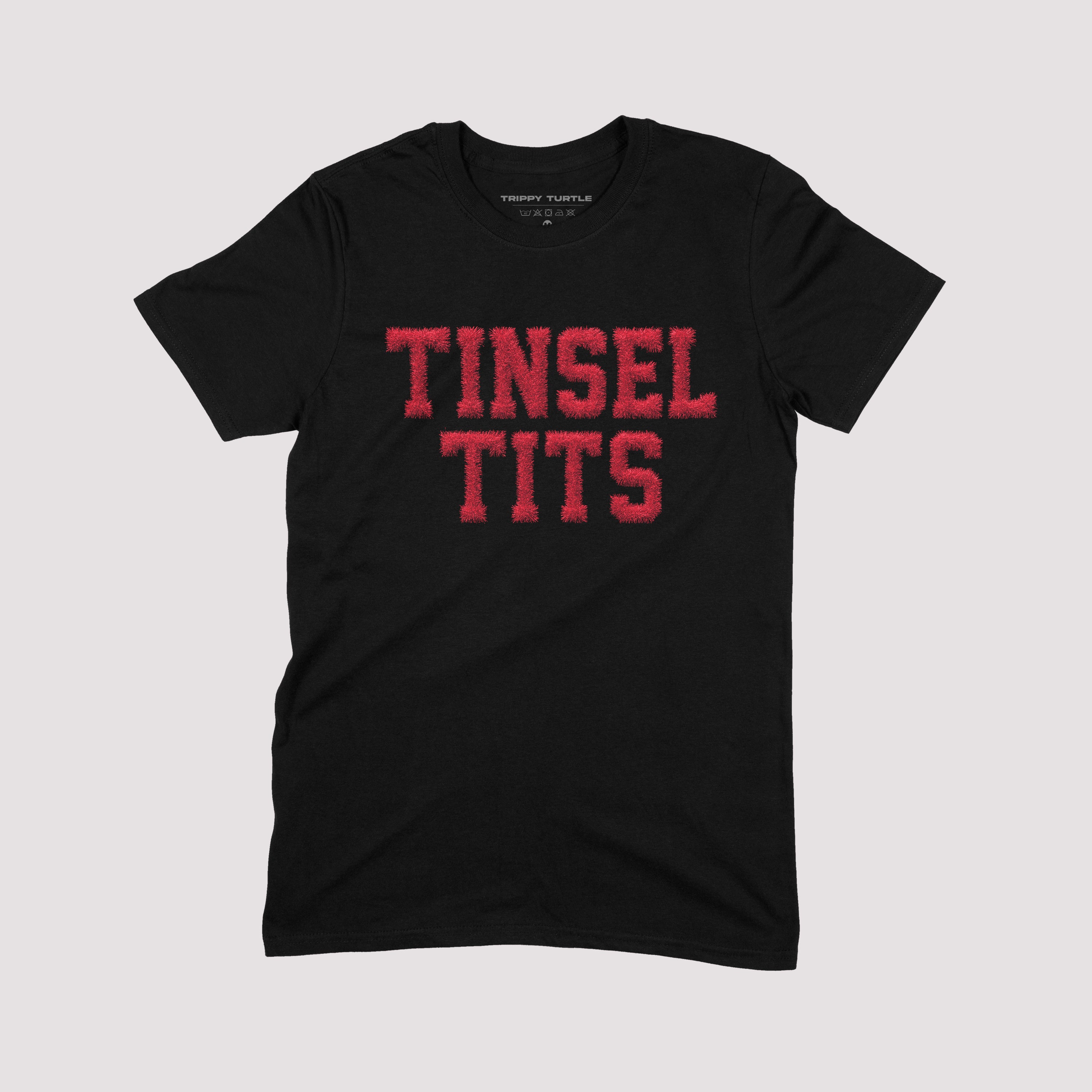 Tinsel Tits Christmas T-shirt