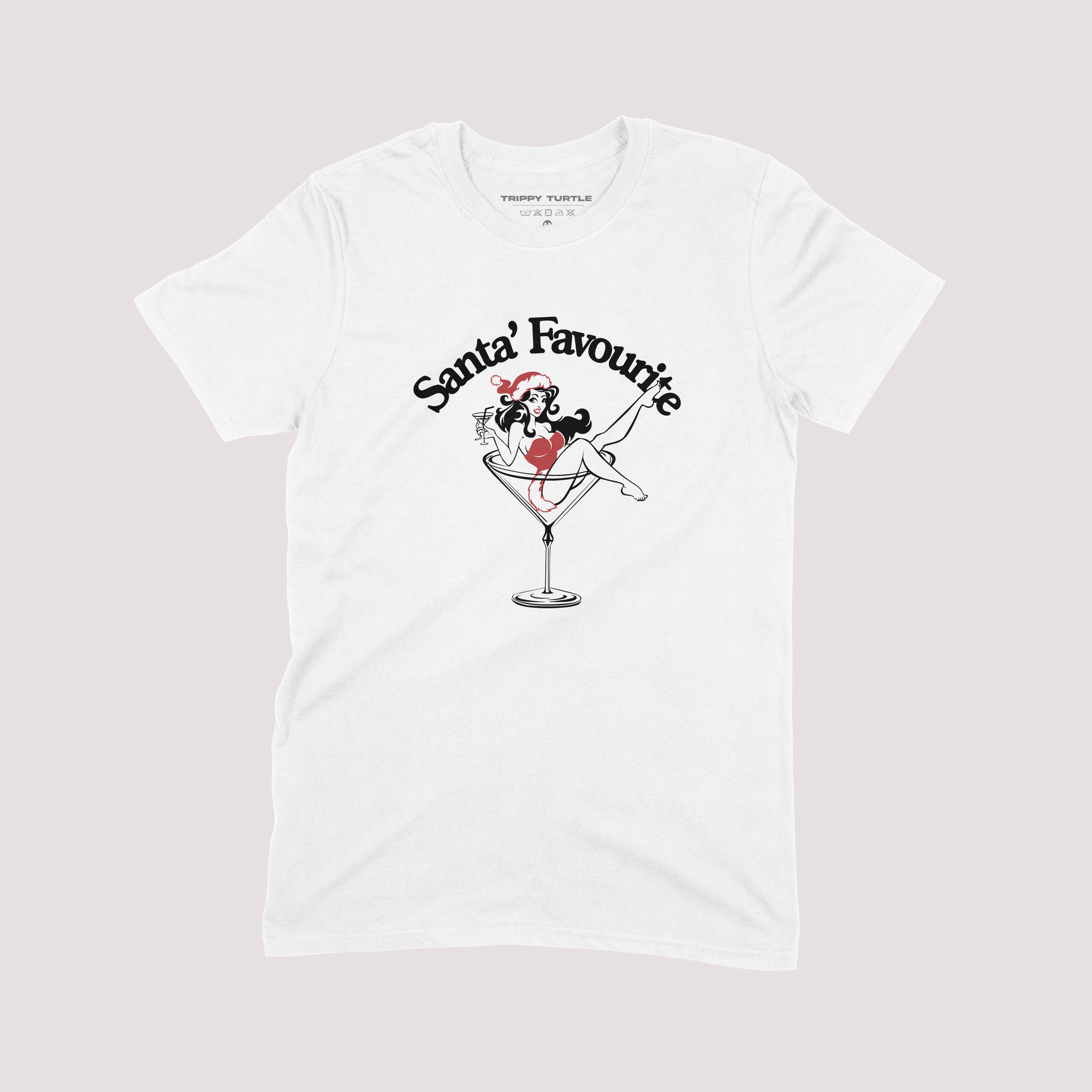 Santa's Favourite Christmas Martini T-shirt