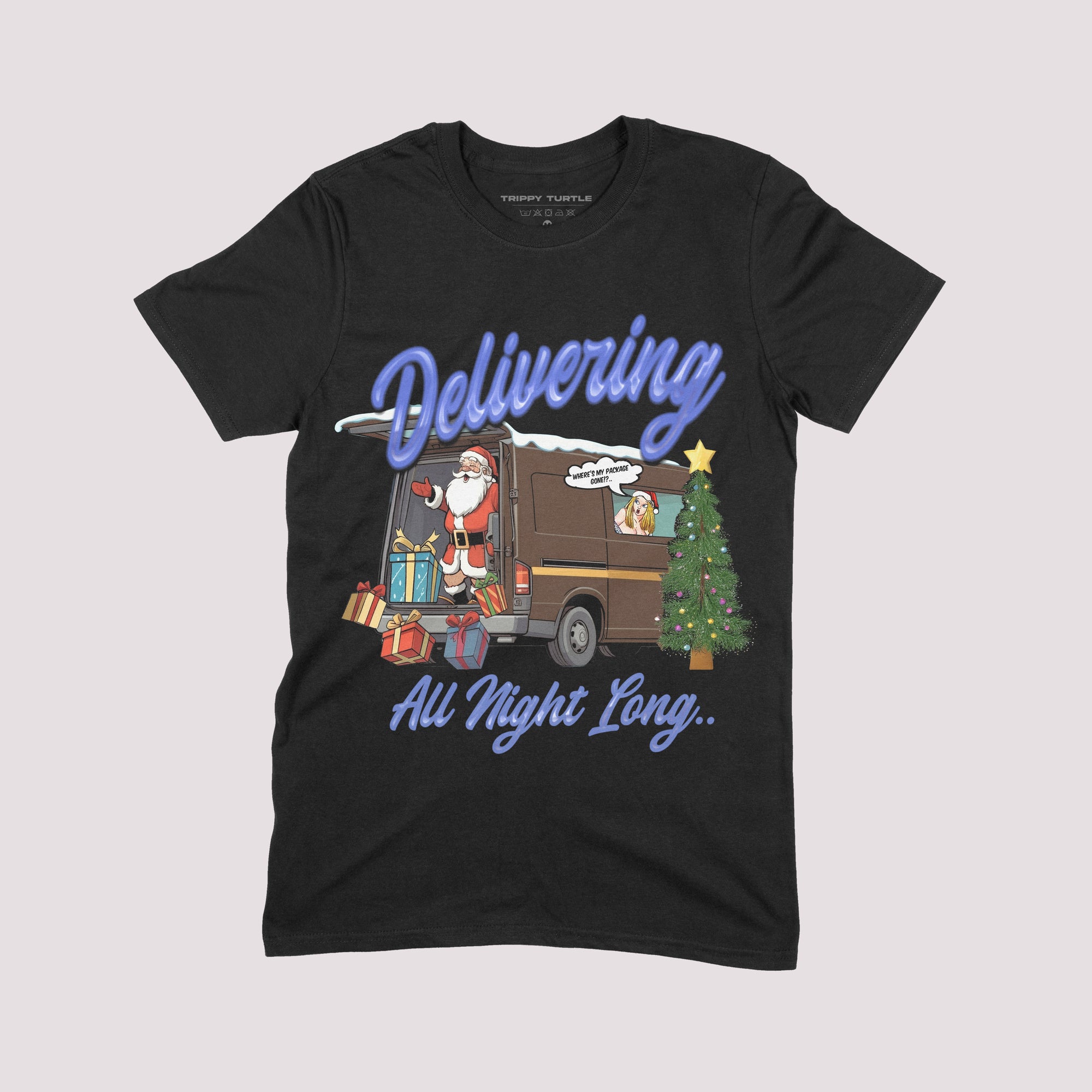 Delivering Christmas All Night Long T-shirt