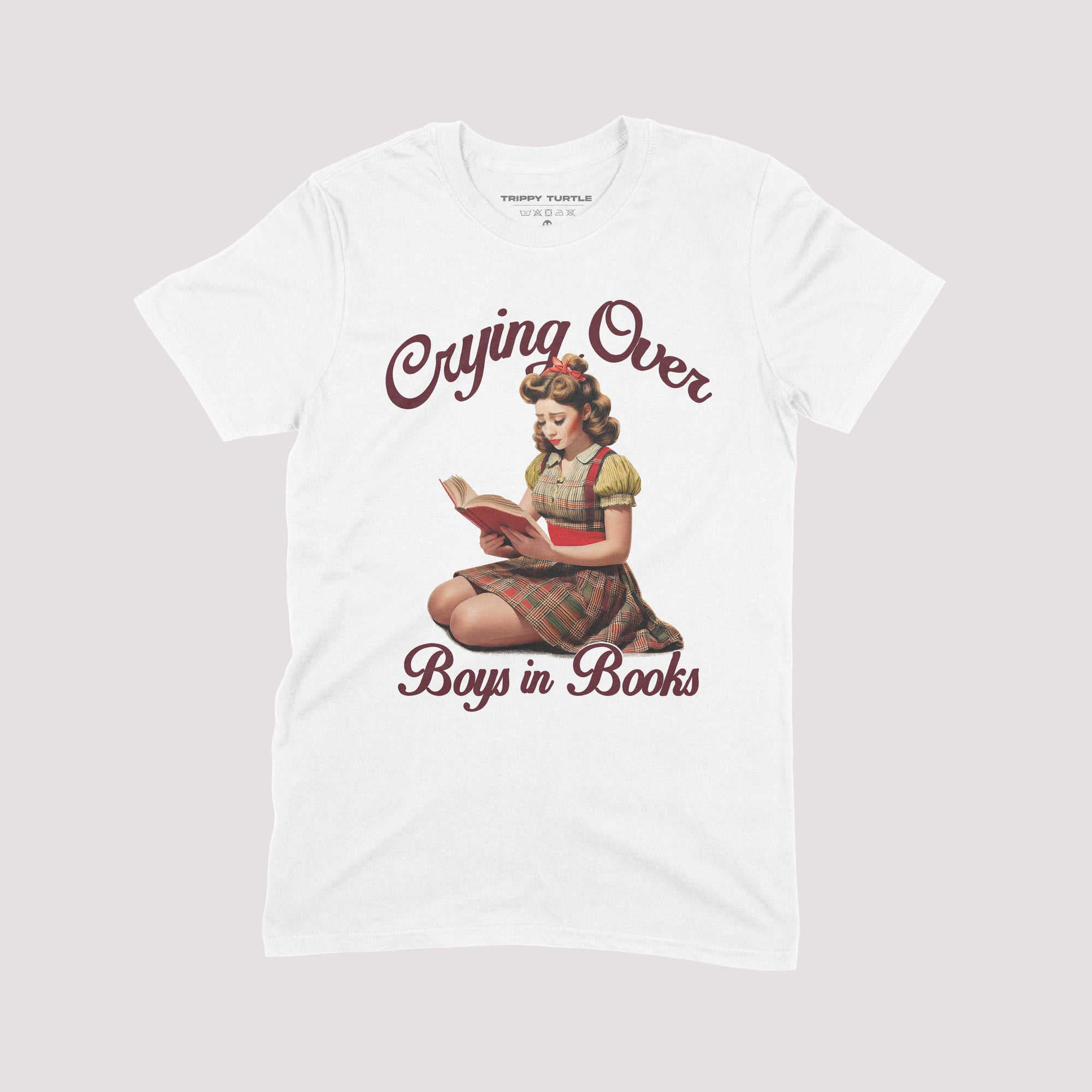 Crying Over Boys In Books T-shirt