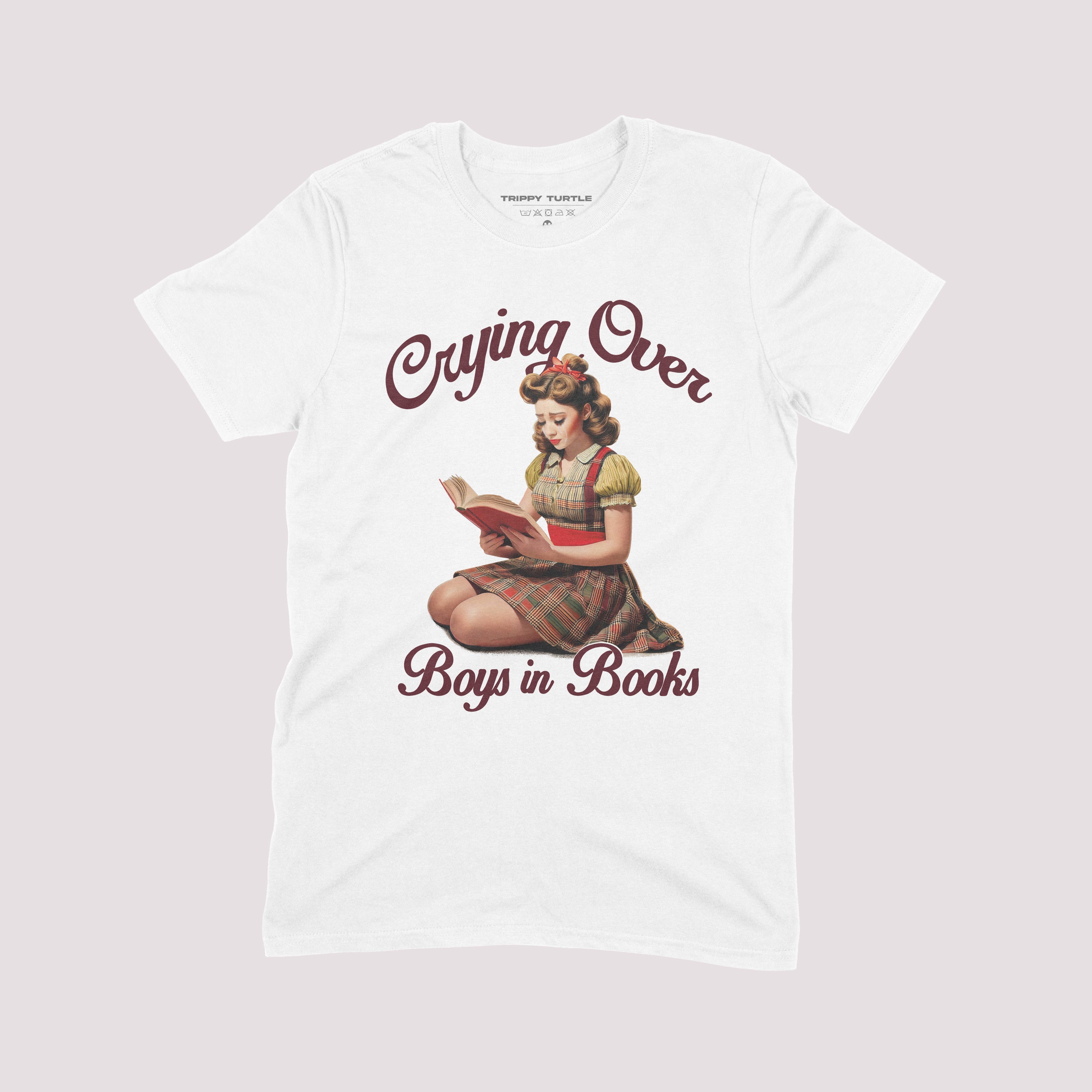 Crying Over Boys In Books T-shirt