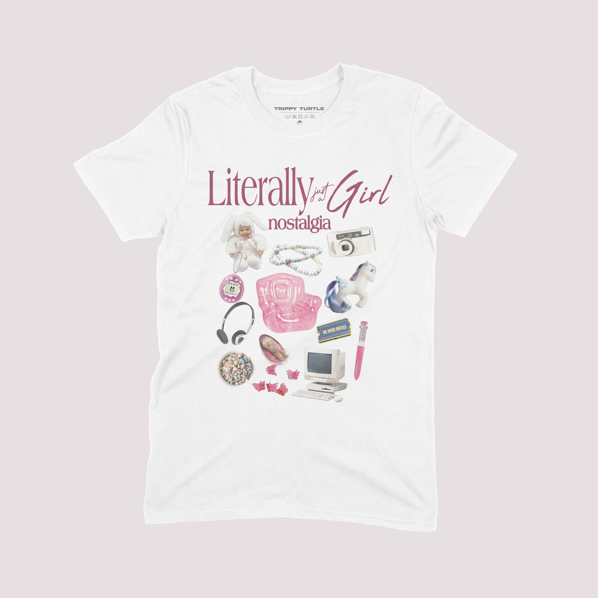 Just A Girl Nostalgia T-Shirt