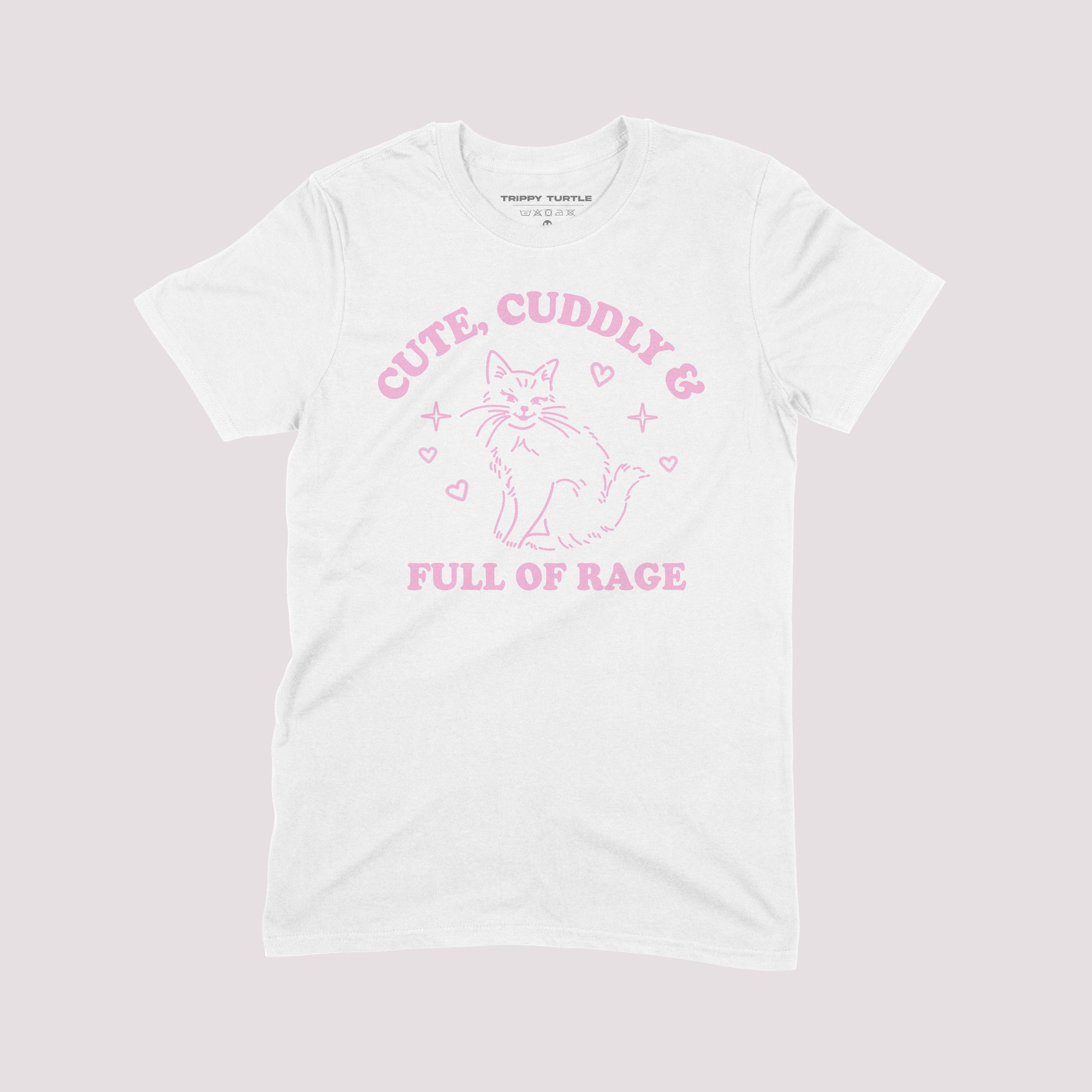 Cute Cuddly & Full Of Rage Cat T-Shirt