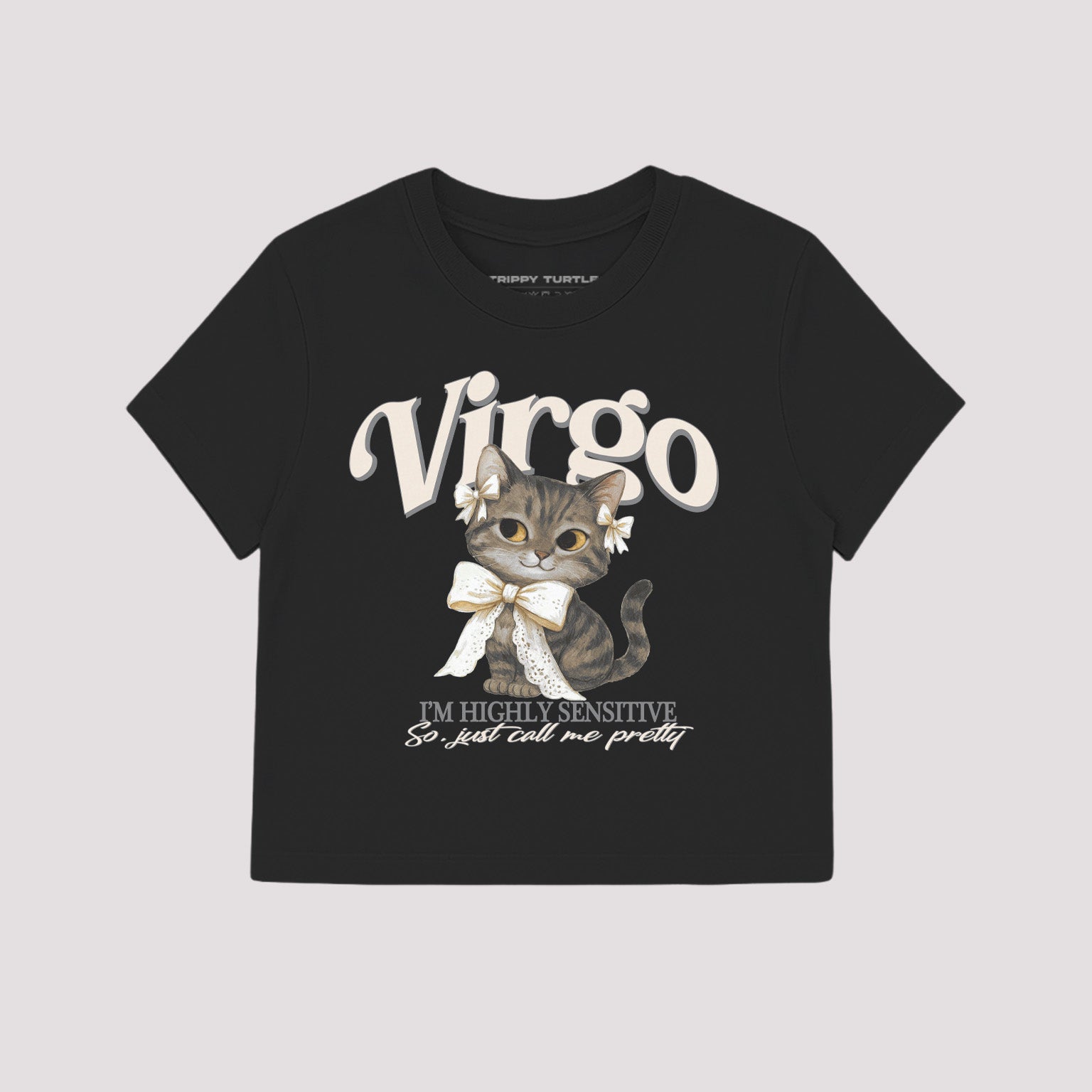 Virgo Star Sign Cropped Baby T-shirt