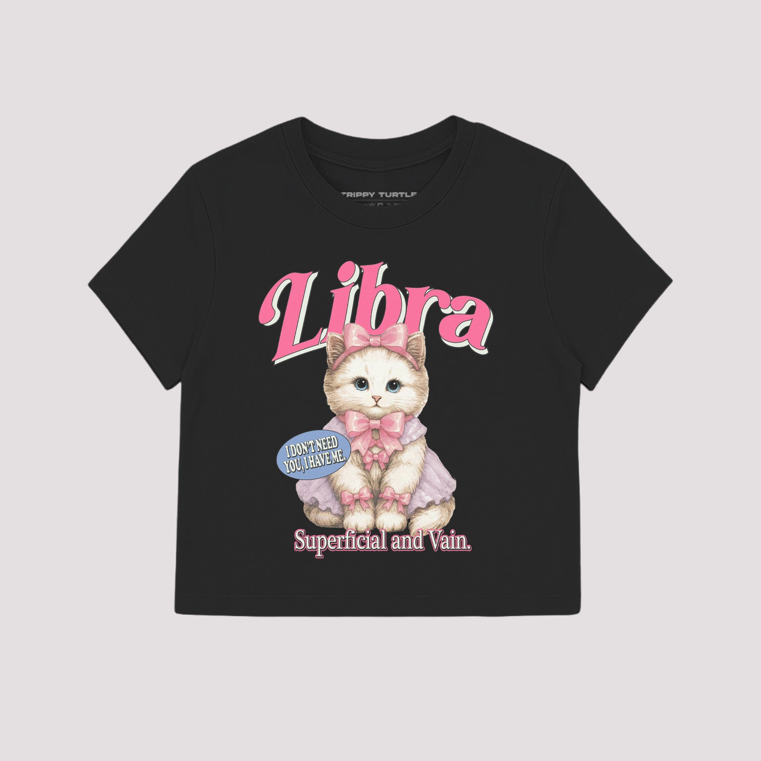 Libra Star Sign Cropped Baby T-shirt