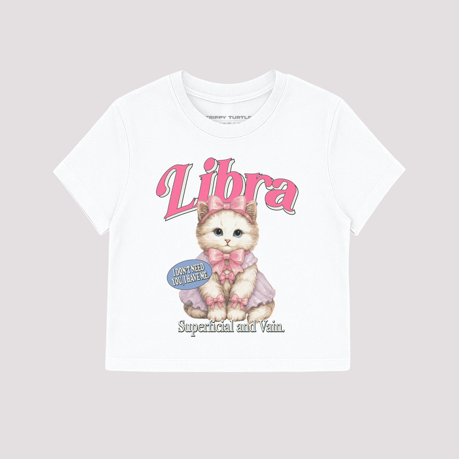 Libra Star Sign Cropped Baby T-shirt