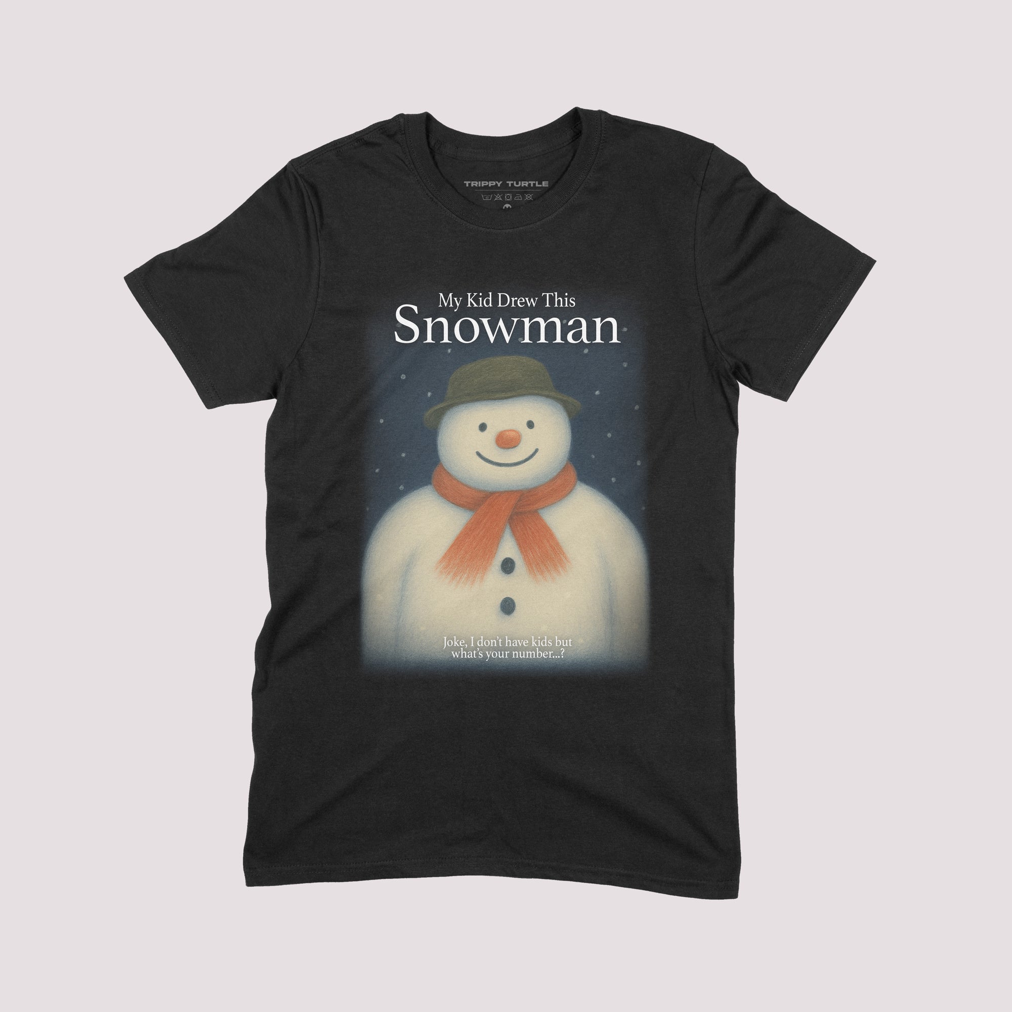 My Kid Drew This Snowman Christmas T-shirt