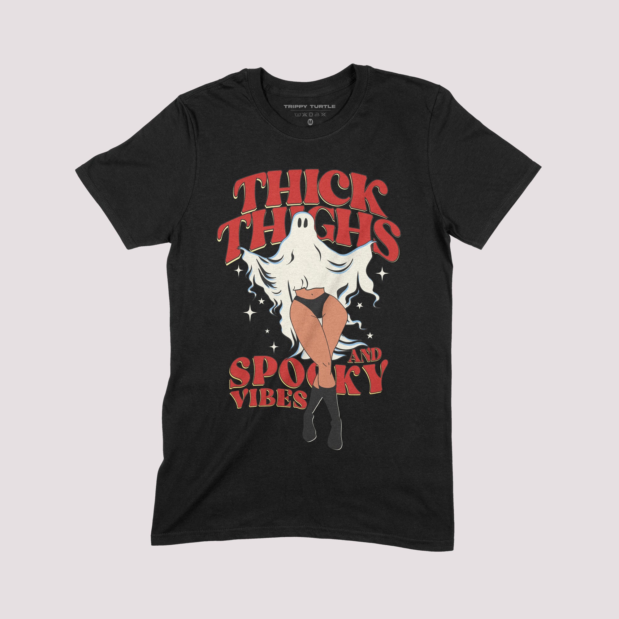 Thick Thighs And Spooky Vibes Halloween T-shirt