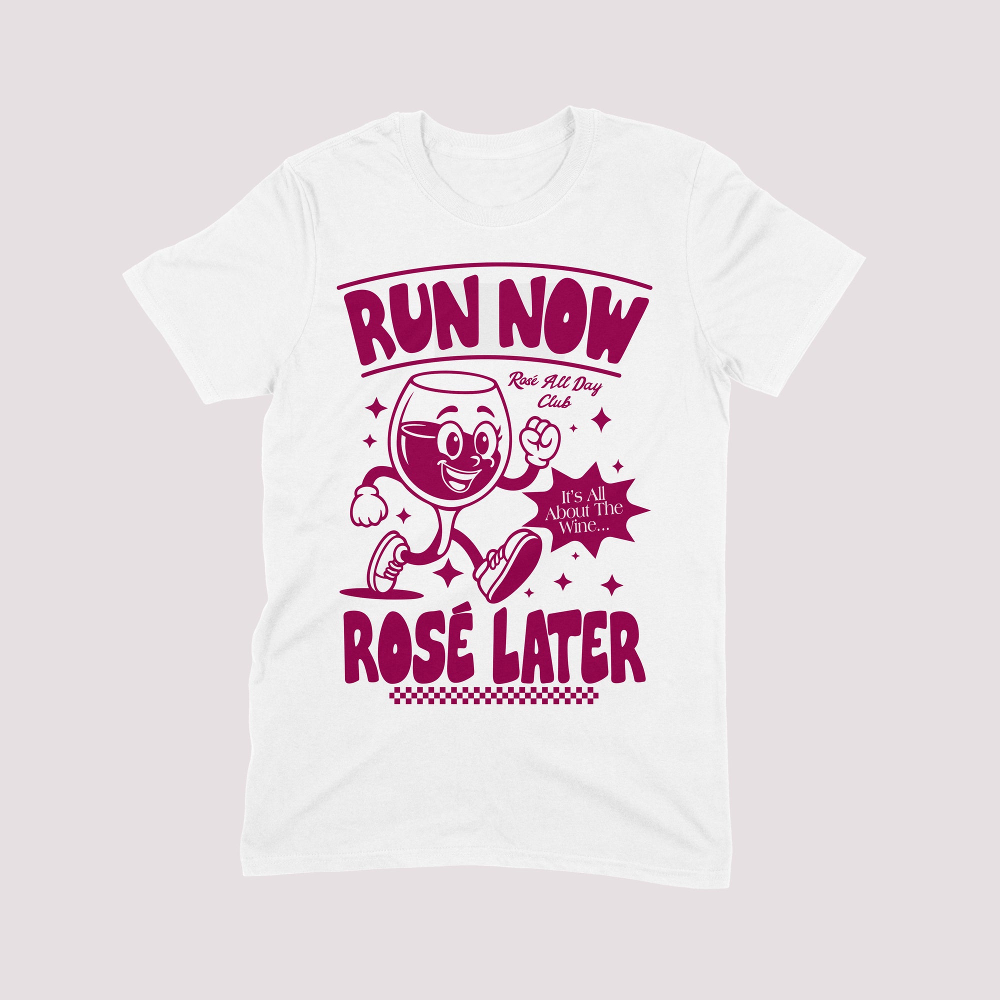 Run Now Rose Later Gym Running T-shirt