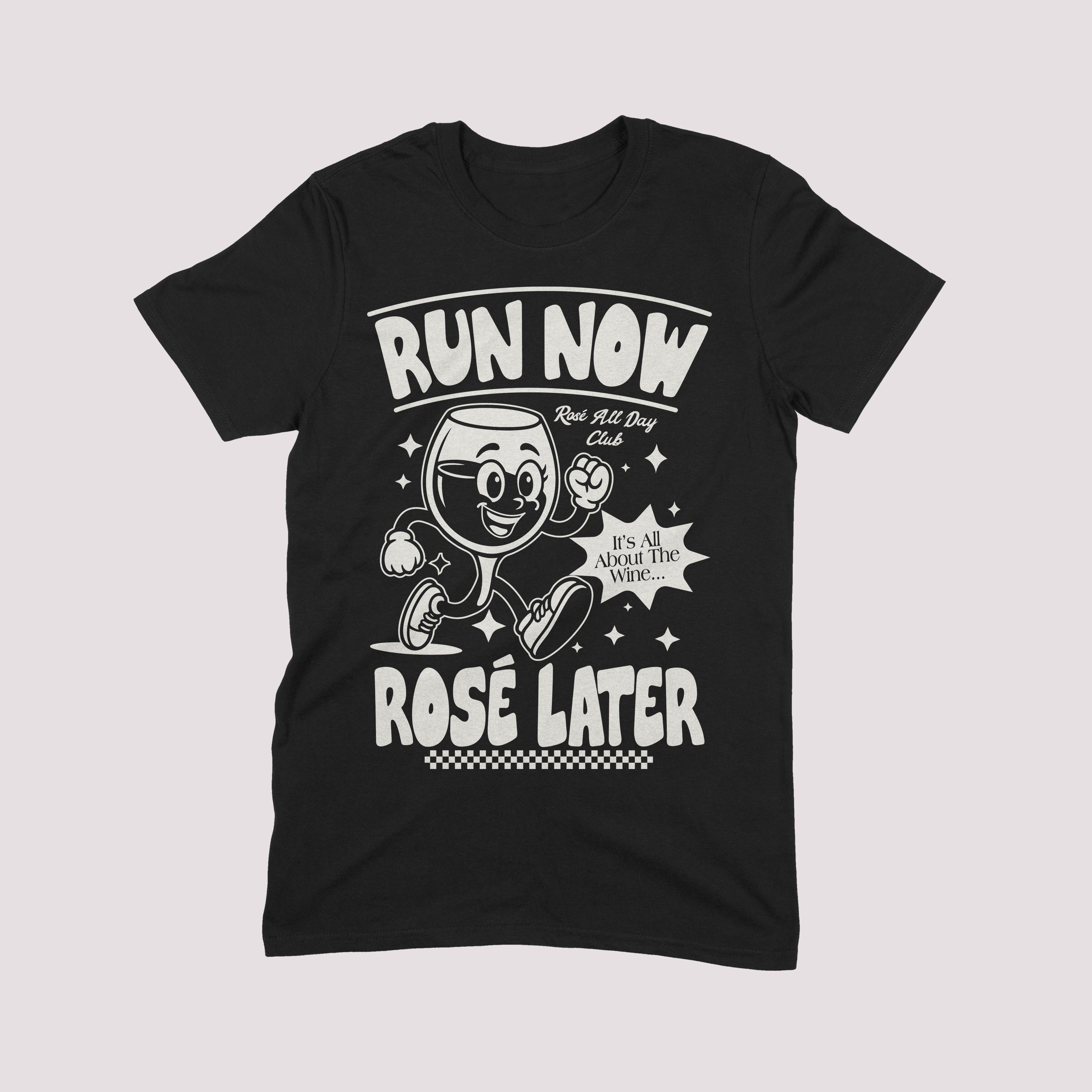 Run Now Rose Later Gym Running T-shirt