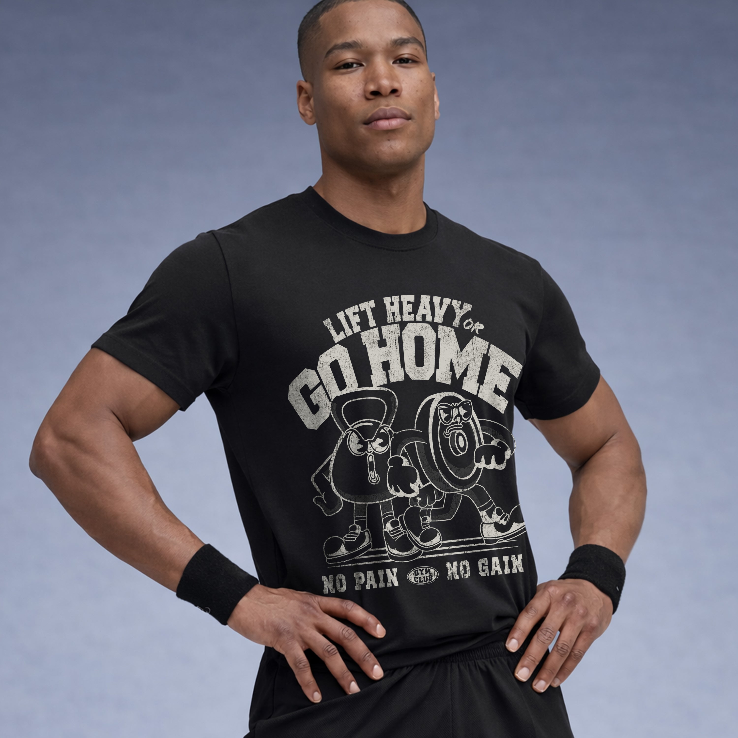 Lift Heavy Or Go Home Gym T-shirt
