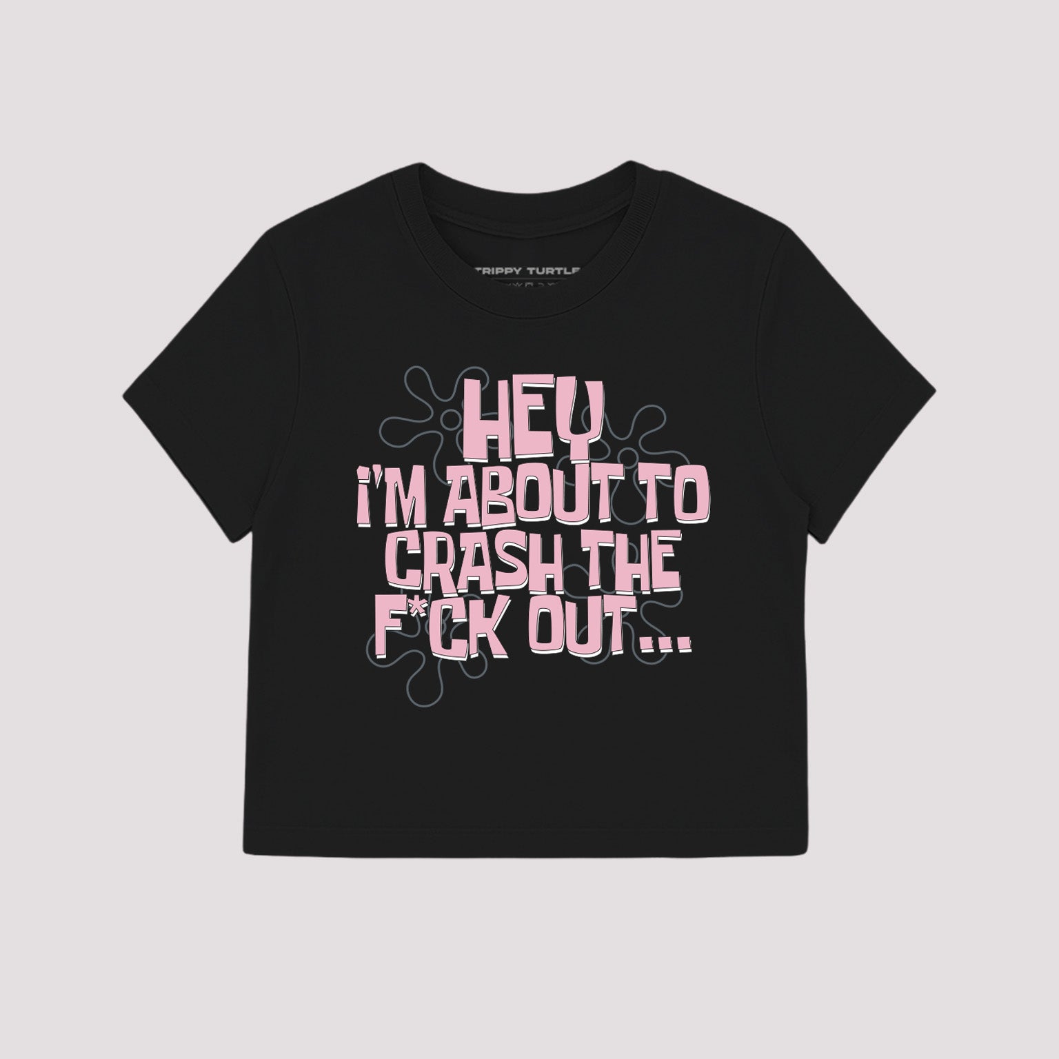 Crashed Out Cropped Baby T-shirt