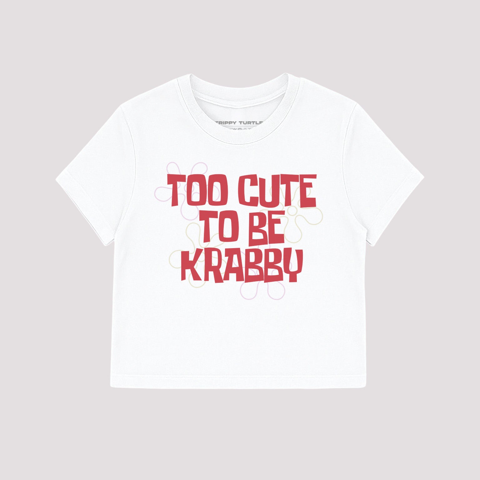 Too Cute To Be Krabby Cropped Baby T-shirt