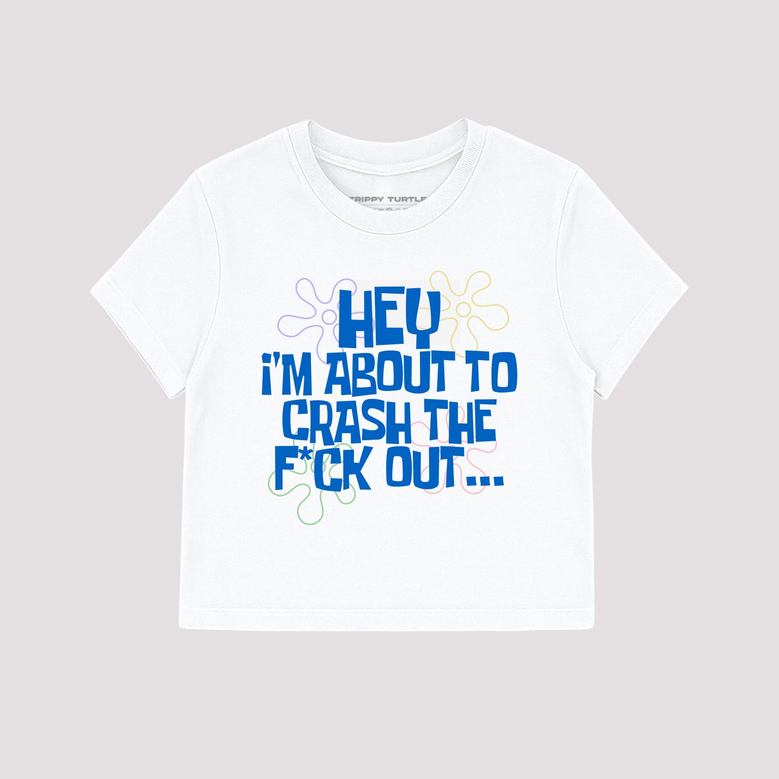 Crashed Out Cropped Baby T-shirt