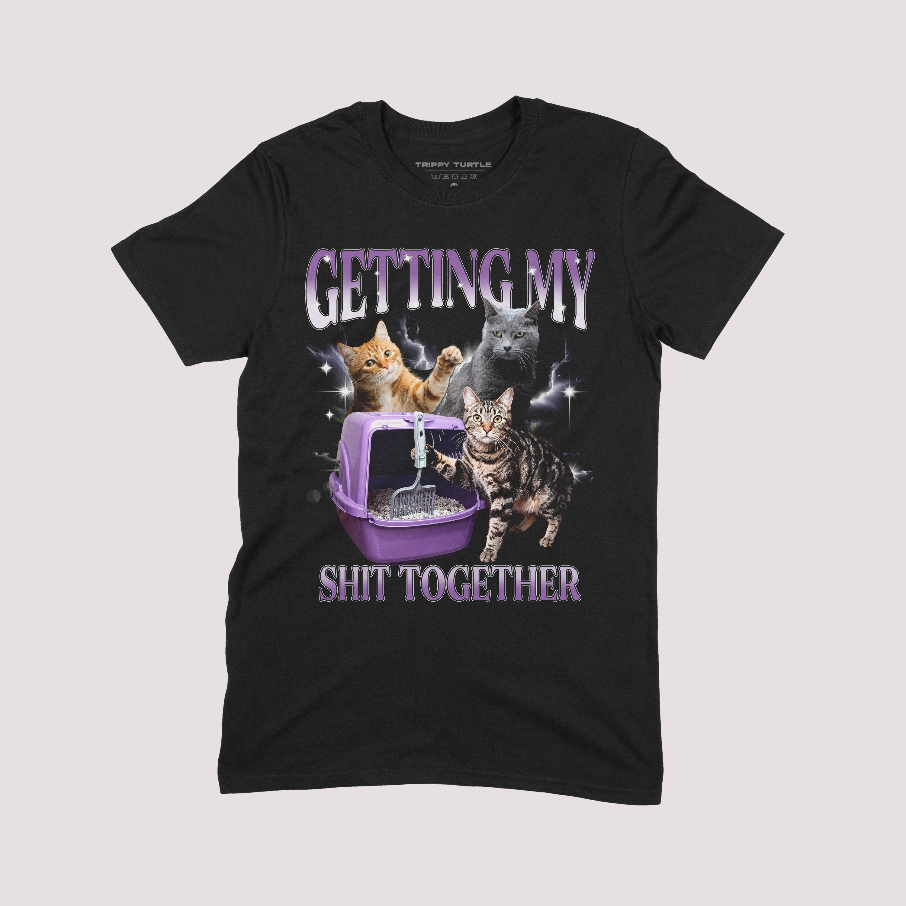 Getting My Shit Together Cat T-shirt