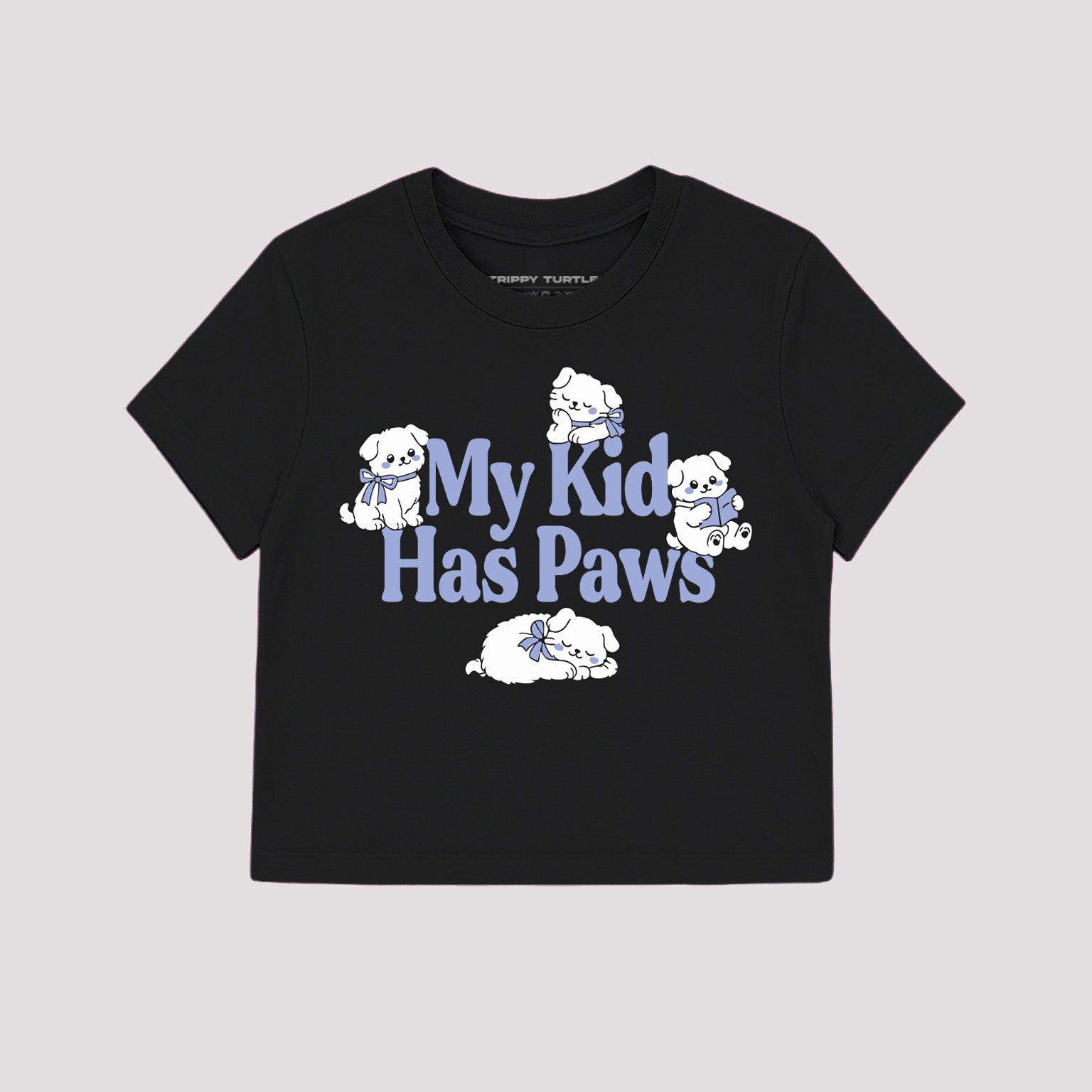 My Kid Has Paws Cropped Baby T-shirt