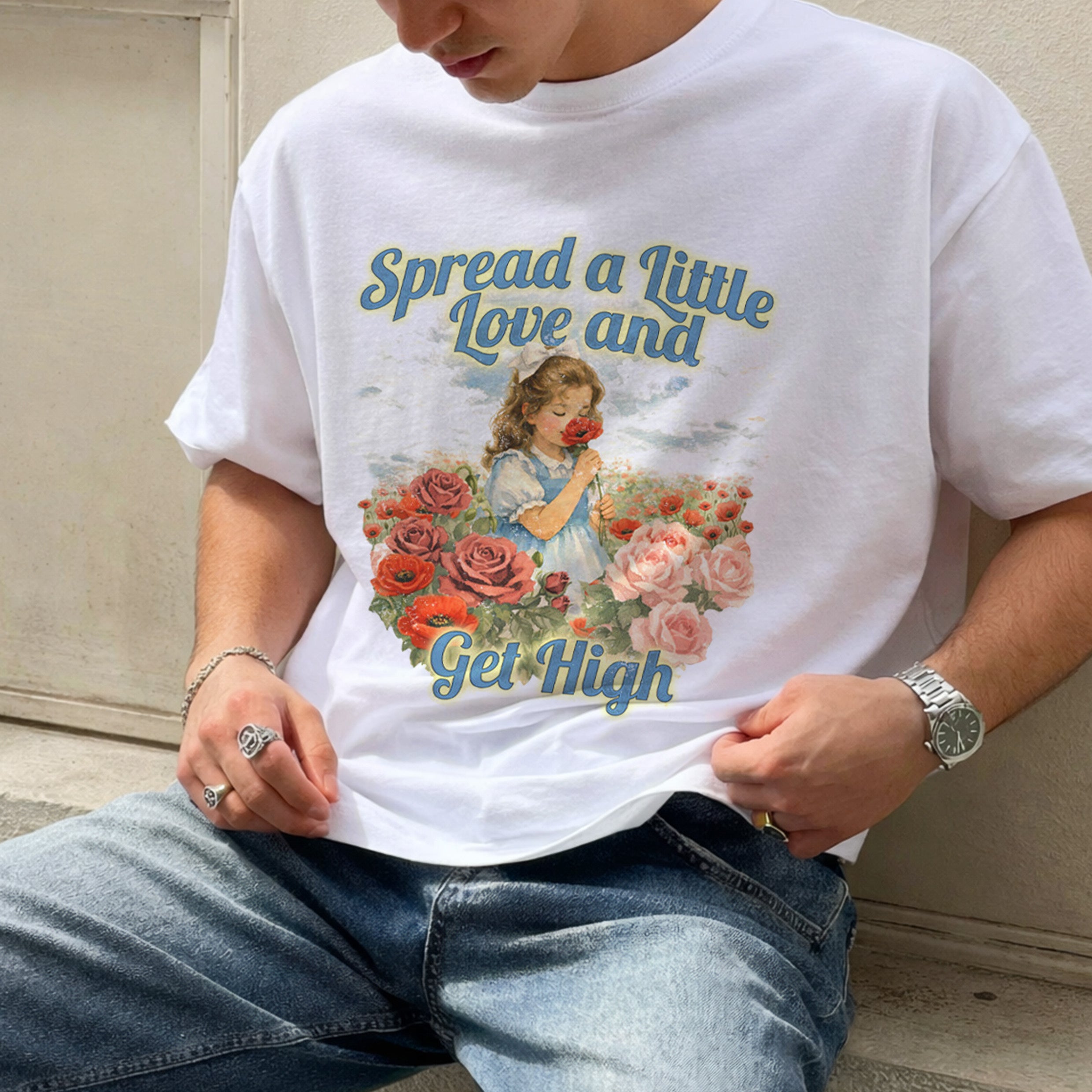 Spread Love Get High T-shirt
