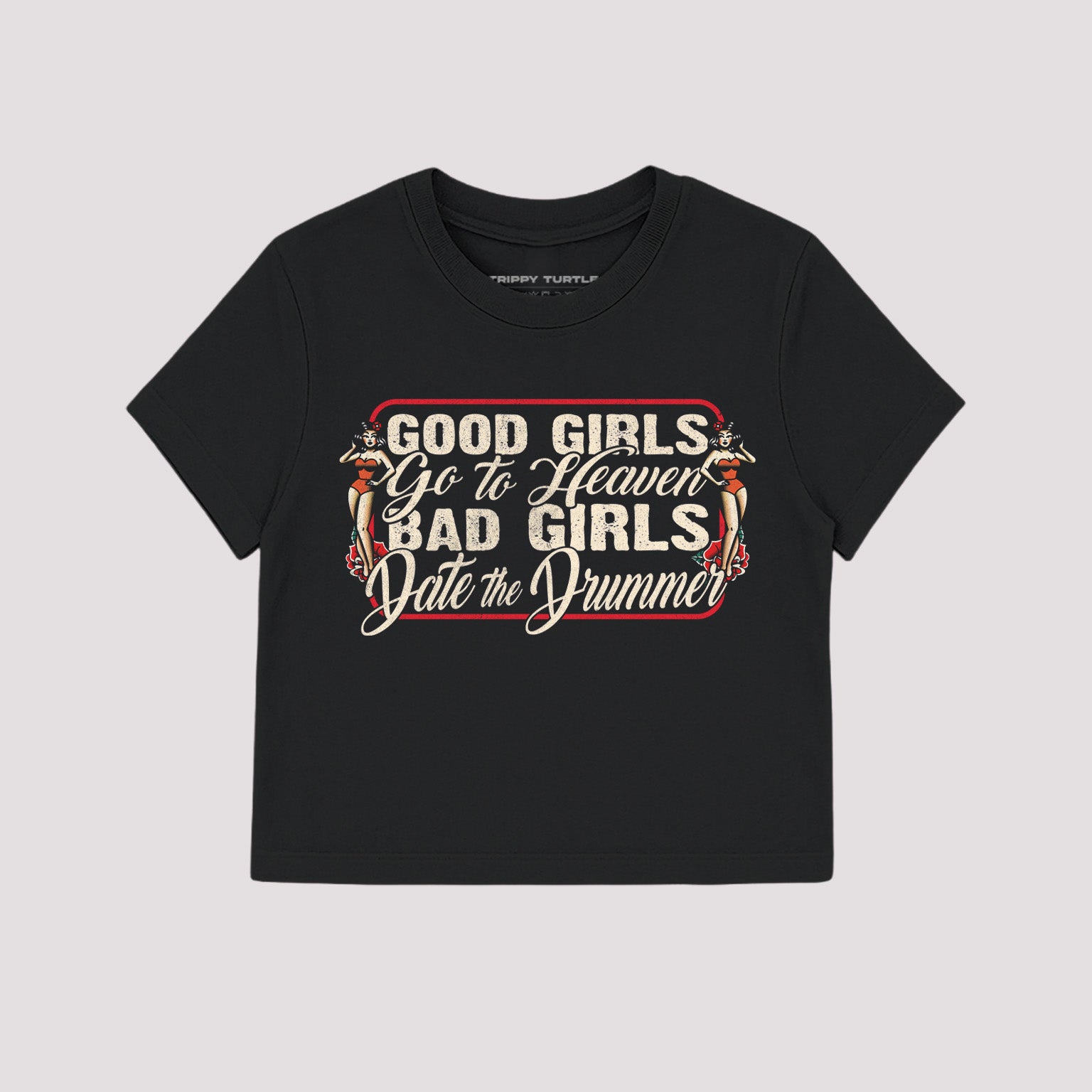 Good Girls Go To Heaven Cropped Baby T-shirt