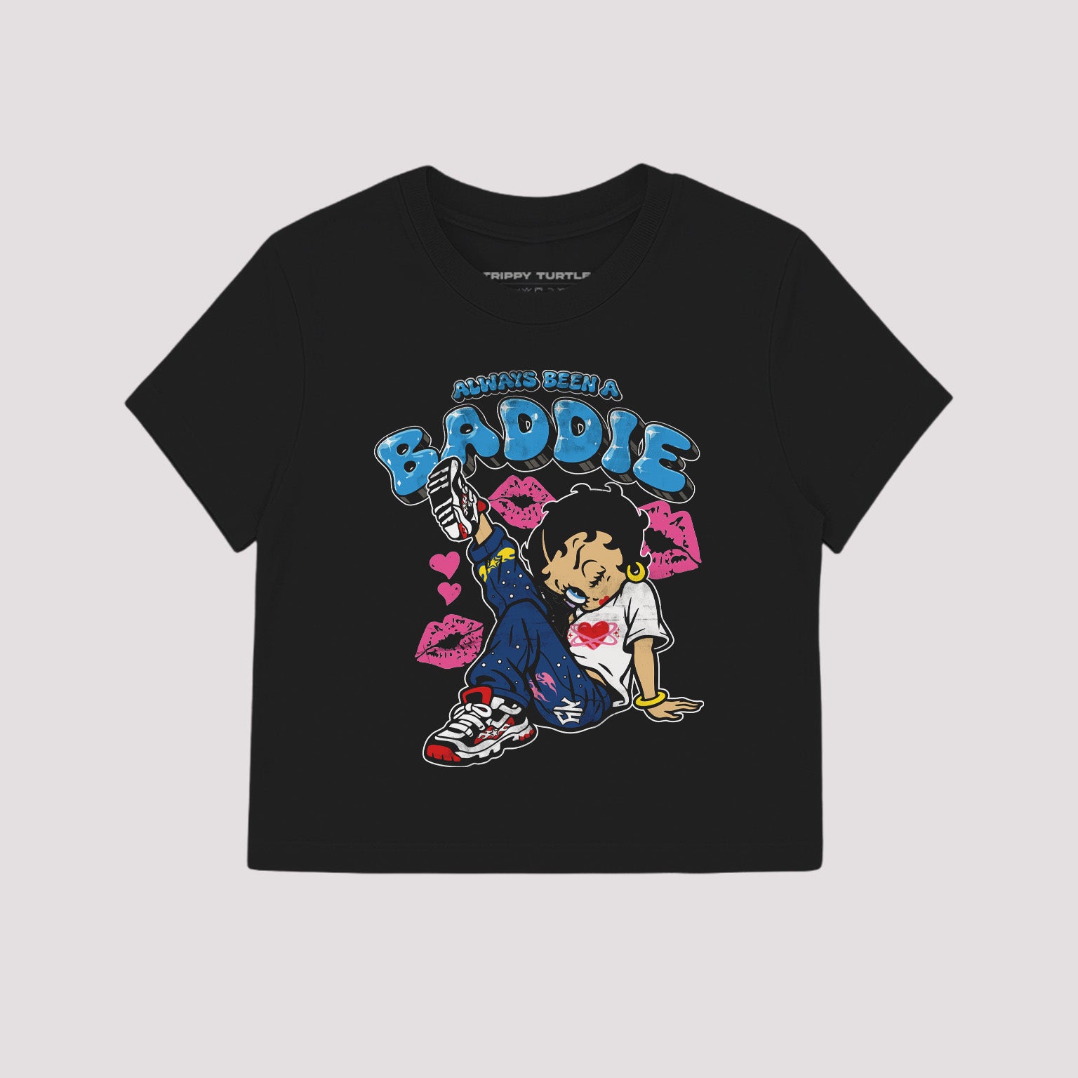 Always Been A Baddie Cropped Baby T-shirt