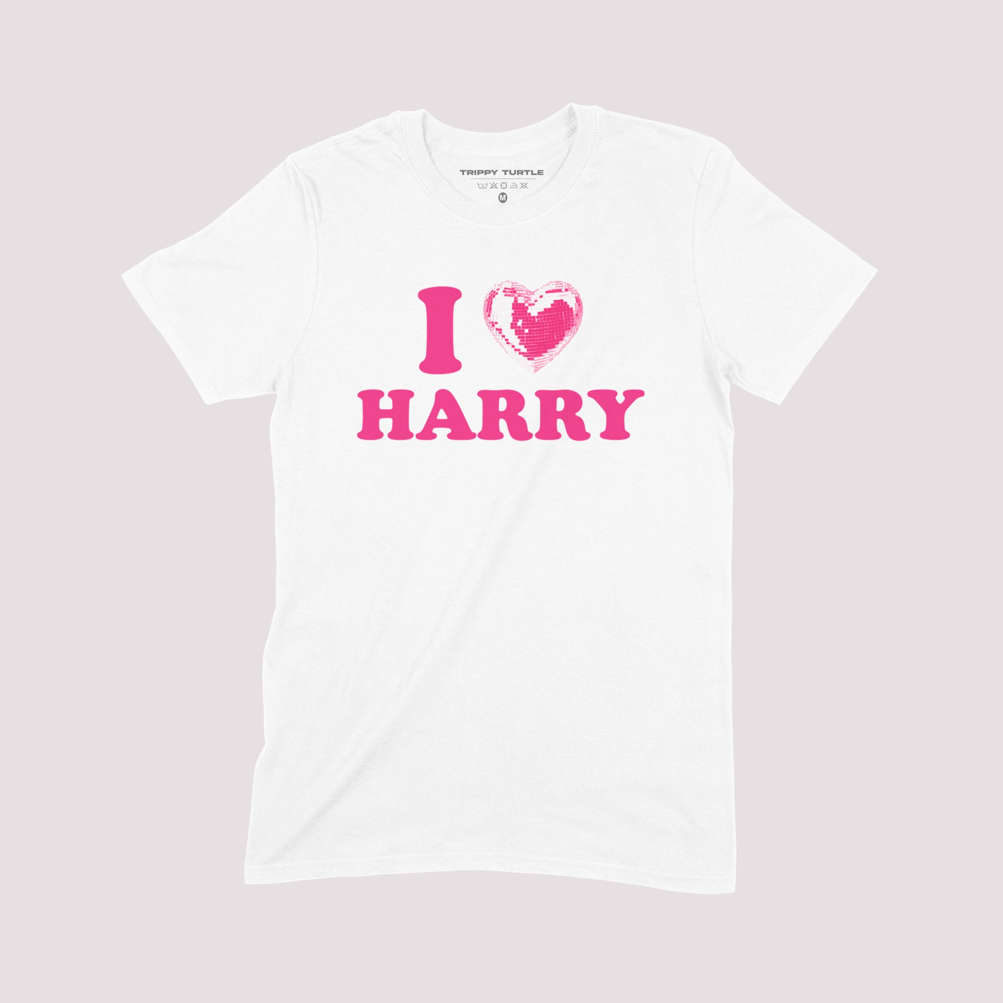 I Heart Harry Disco Ball Heart Slogan T-shirt
